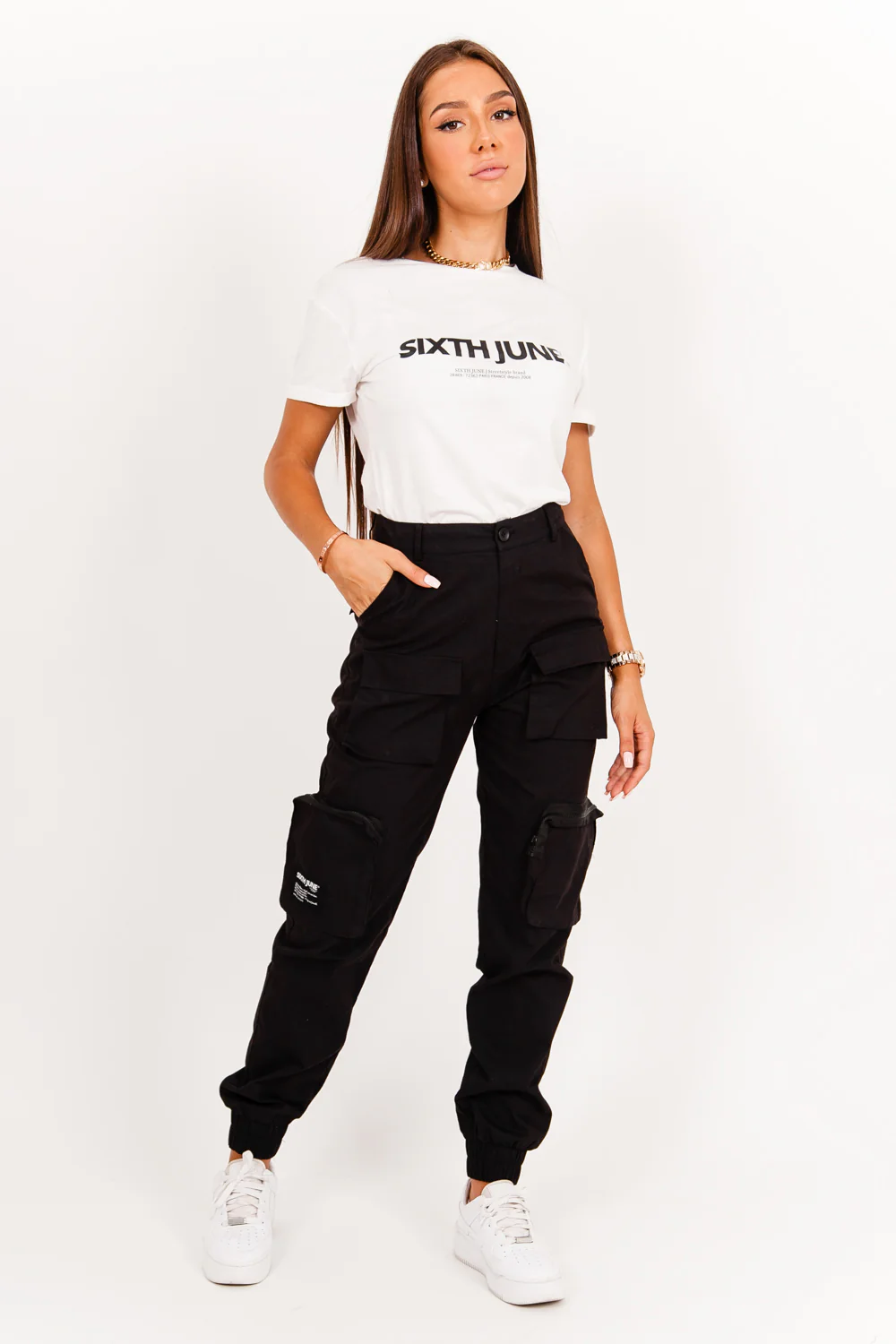 T-shirt logo Blanc - Image 5