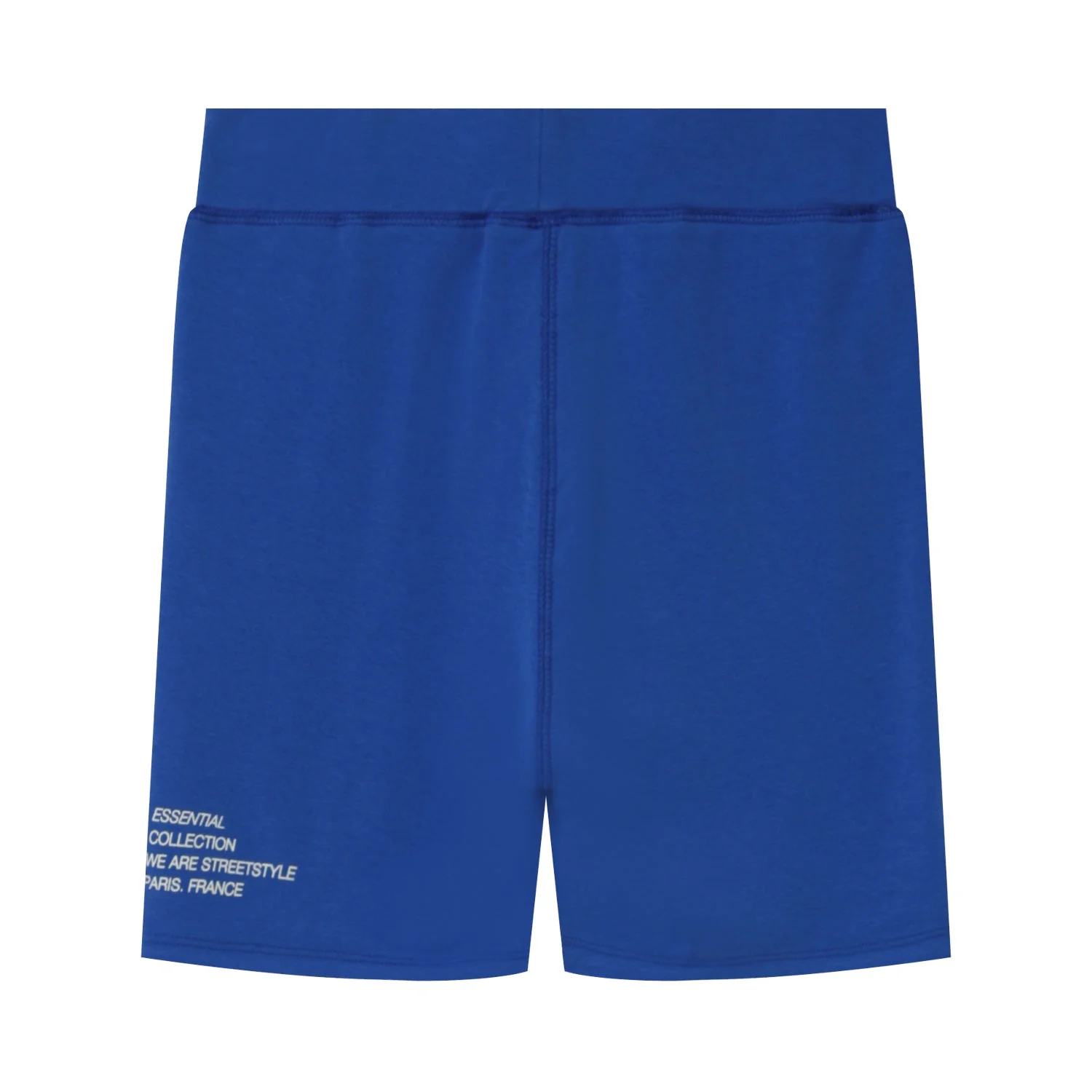 Cycliste court logo imprimé Bleu - Image 7