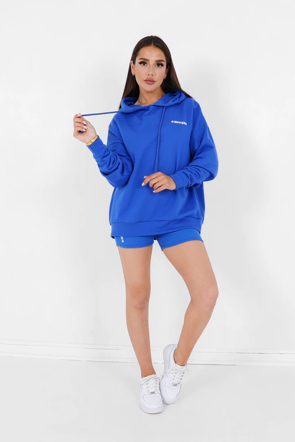 Sweat capuche oversize Bleu - Image 2