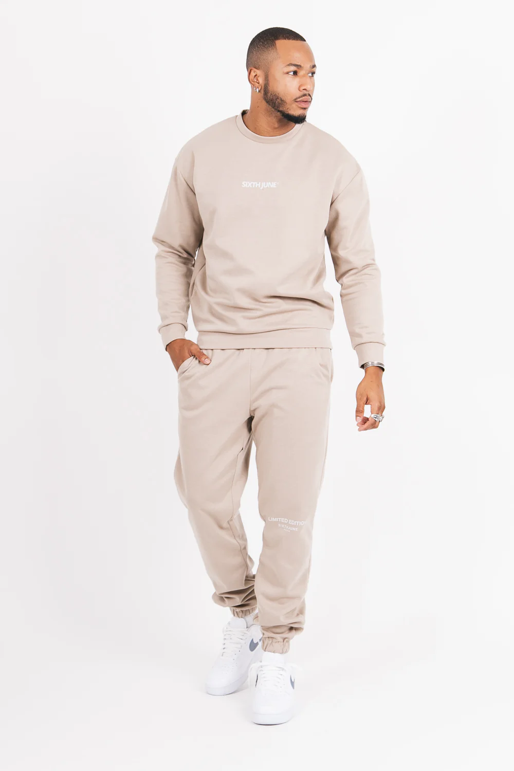 Jogging basique limited edition beige - Image 6