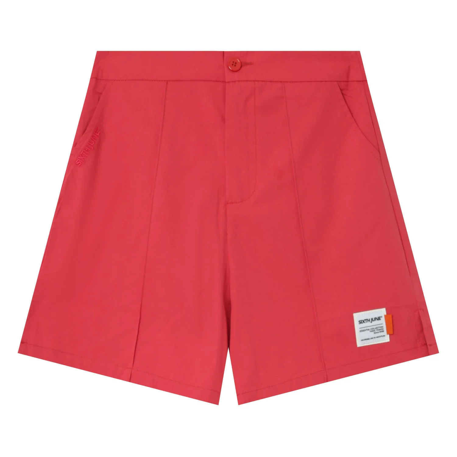 Short logo brodé uni Rose - Image 7