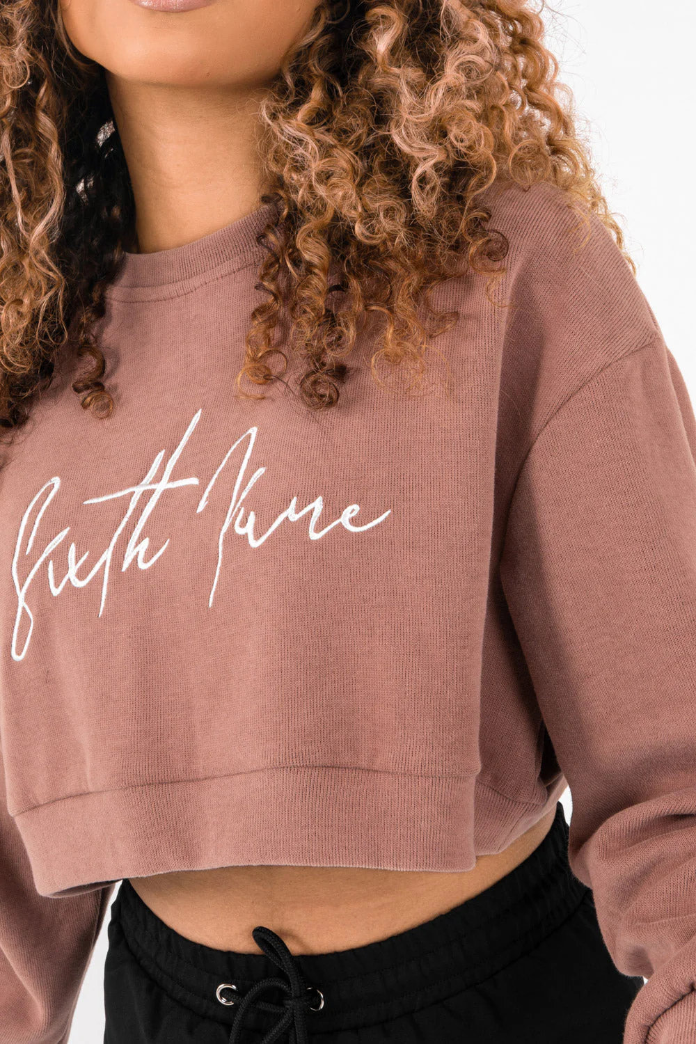 Sweatshirt signature molletonnée Beige foncé - Image 3