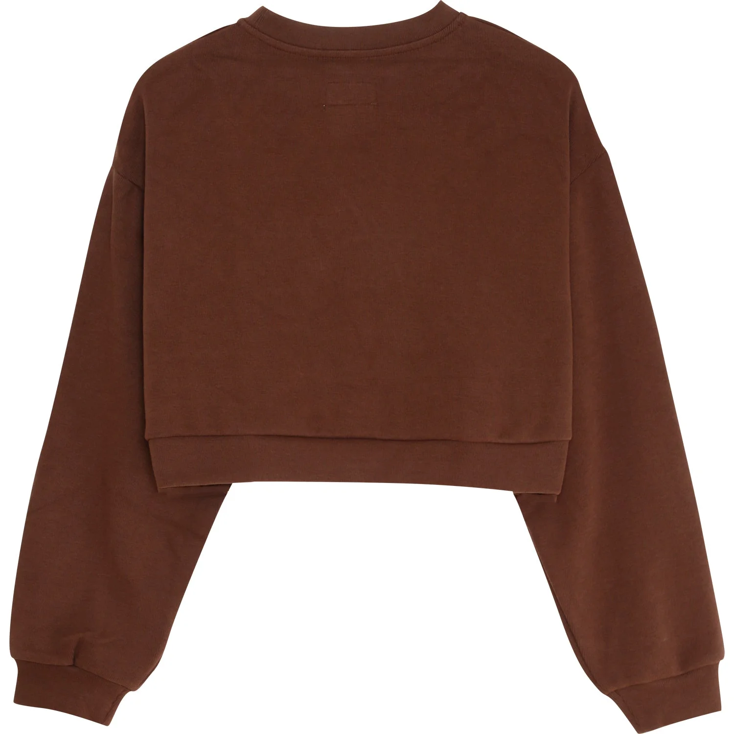 Sweatshirt signature molletonnée Marron foncé - Image 6