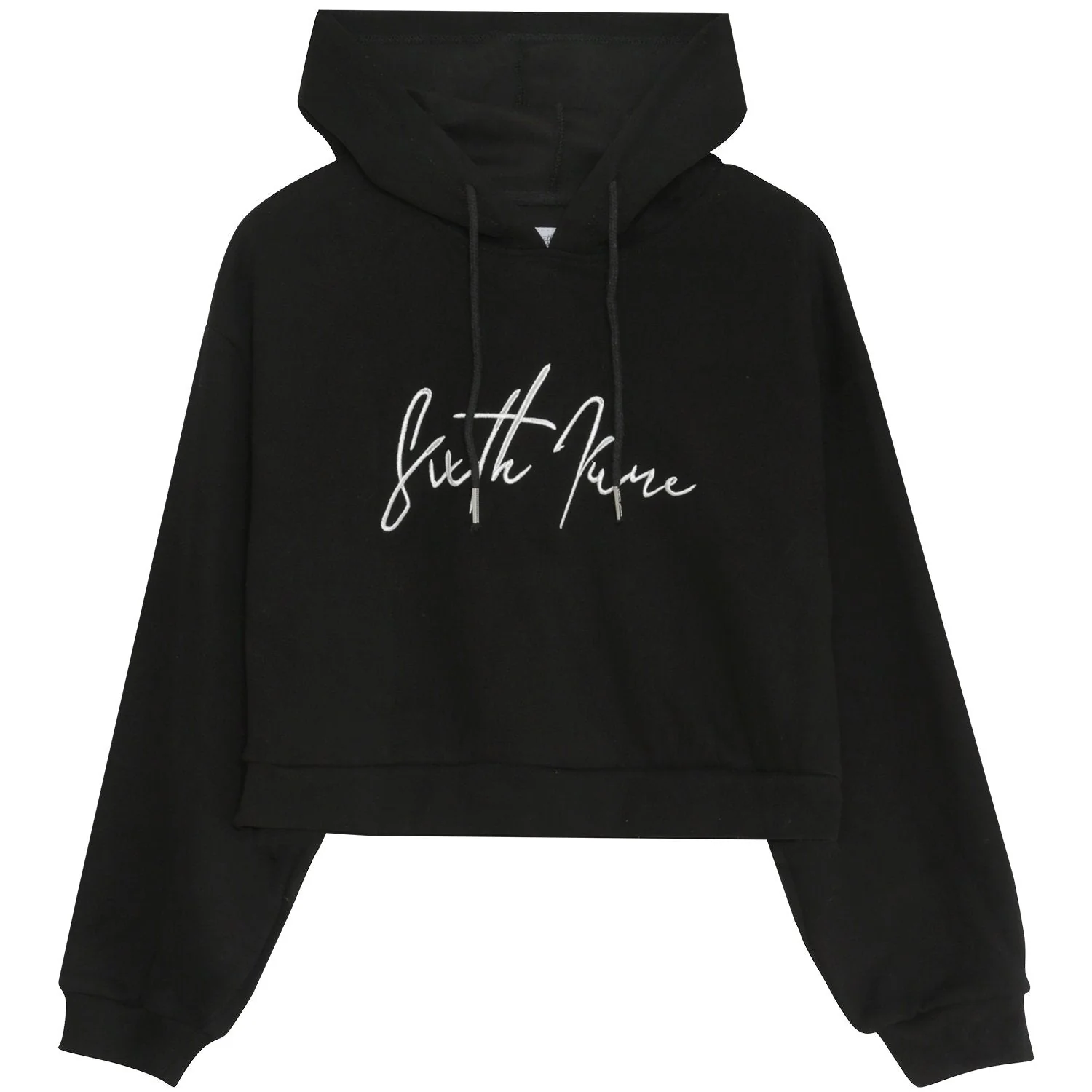 Sweatshirt capuche molletonné Noir - Image 6