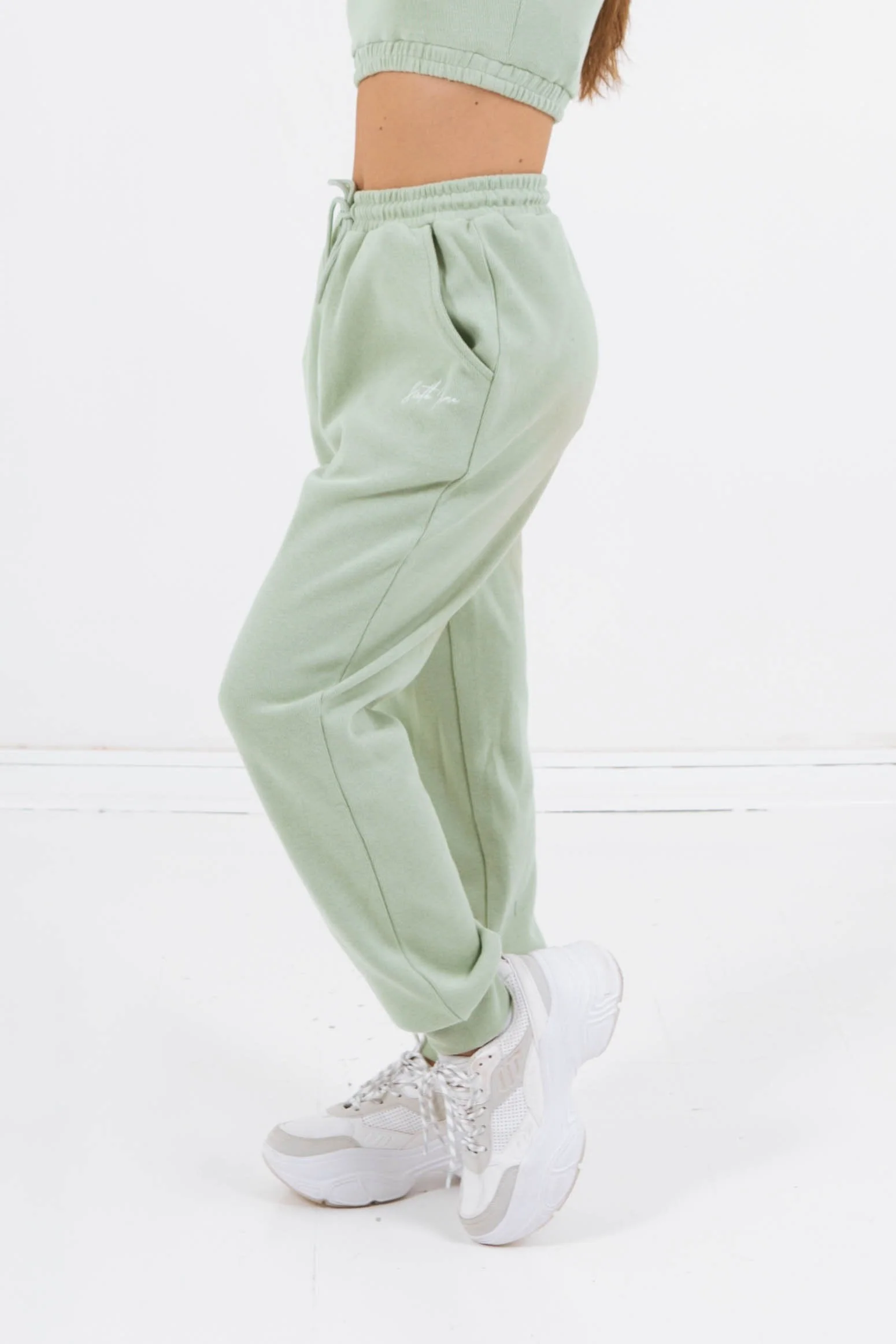 Jogging signature molletonné Vert clair - Image 4