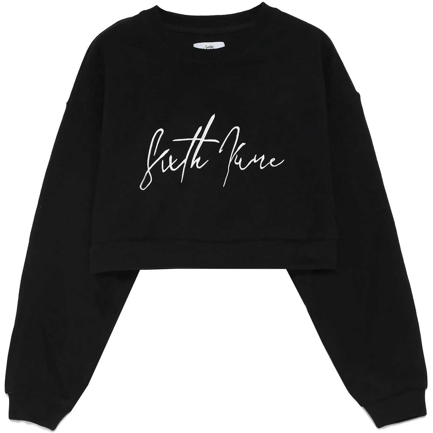 Sweatshirt signature molletonné noir - Image 2