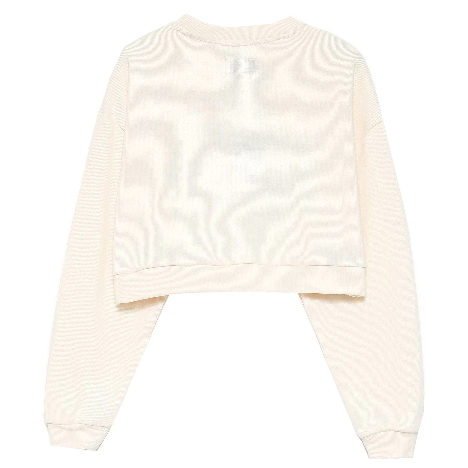Sweatshirt signature molletonné jaune pâle - Image 7