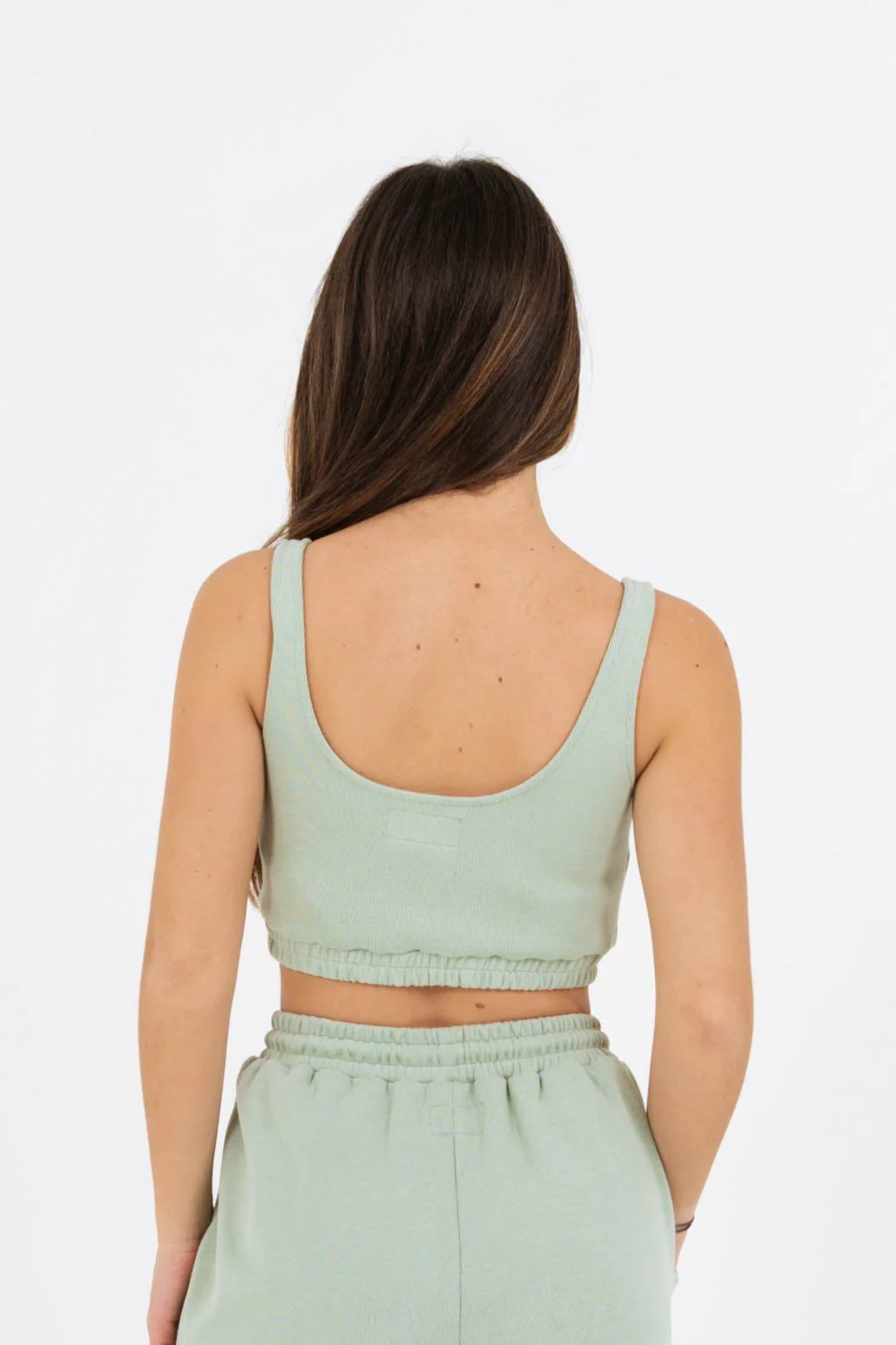 Brassière signature molletonné vert pastel - Image 4