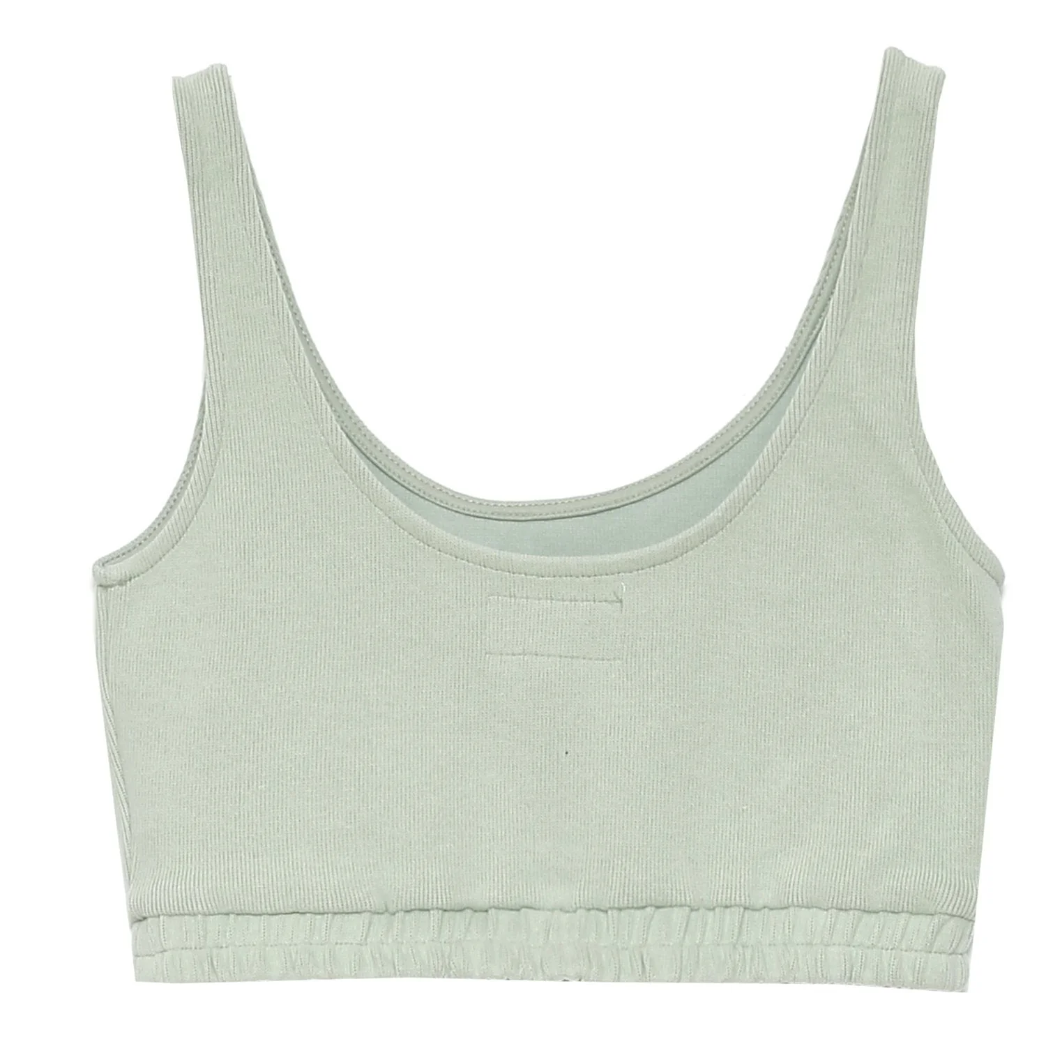 Brassière signature molletonné vert pastel - Image 6