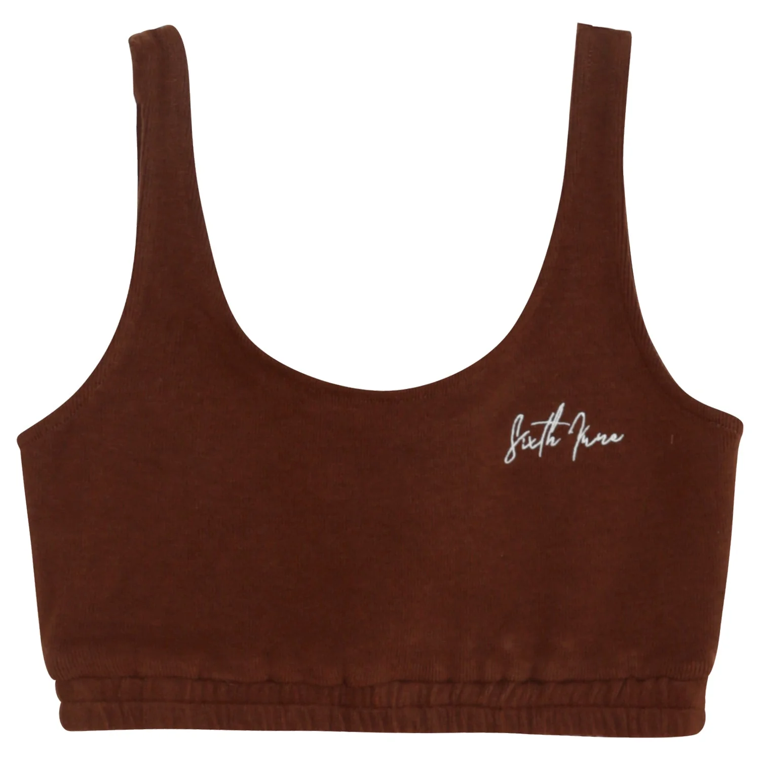 Brassière signature molletonnée Marron - Image 6