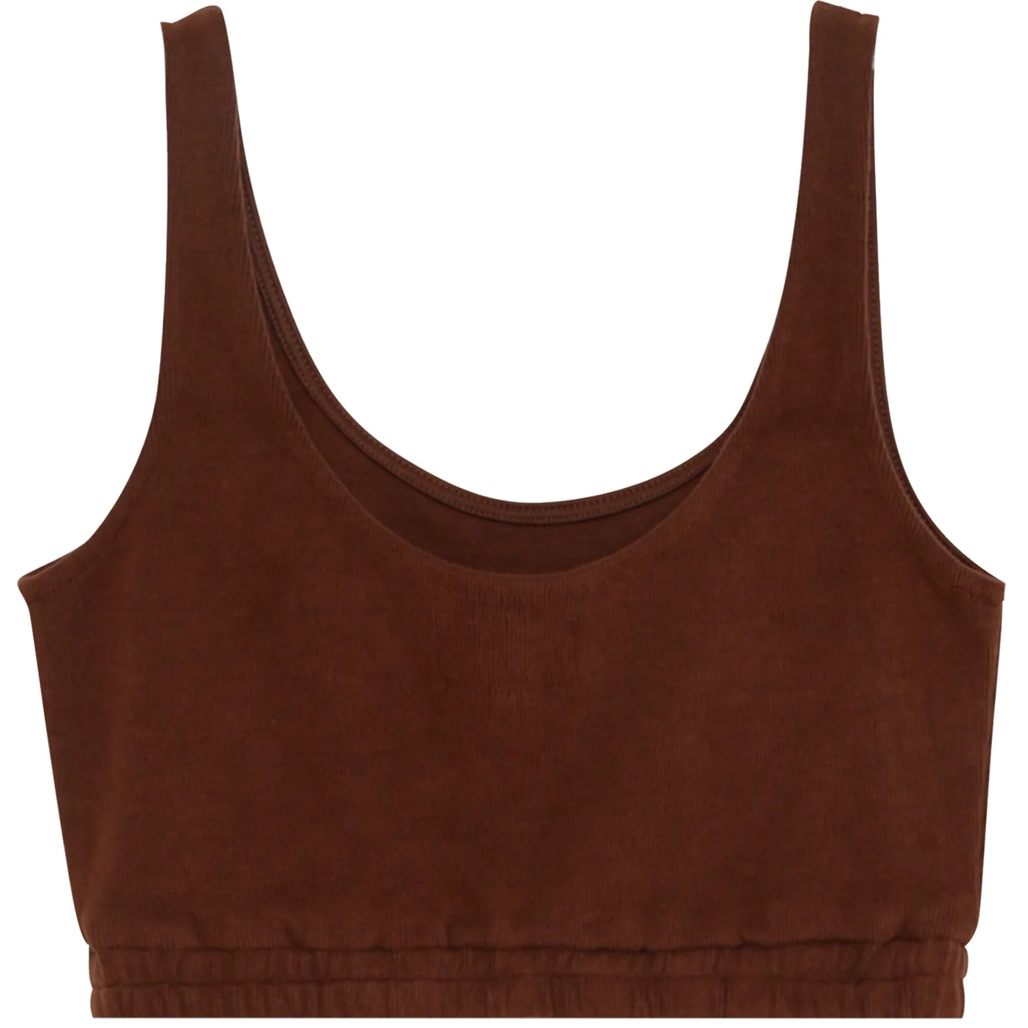 Brassière signature molletonnée Marron - Image 7