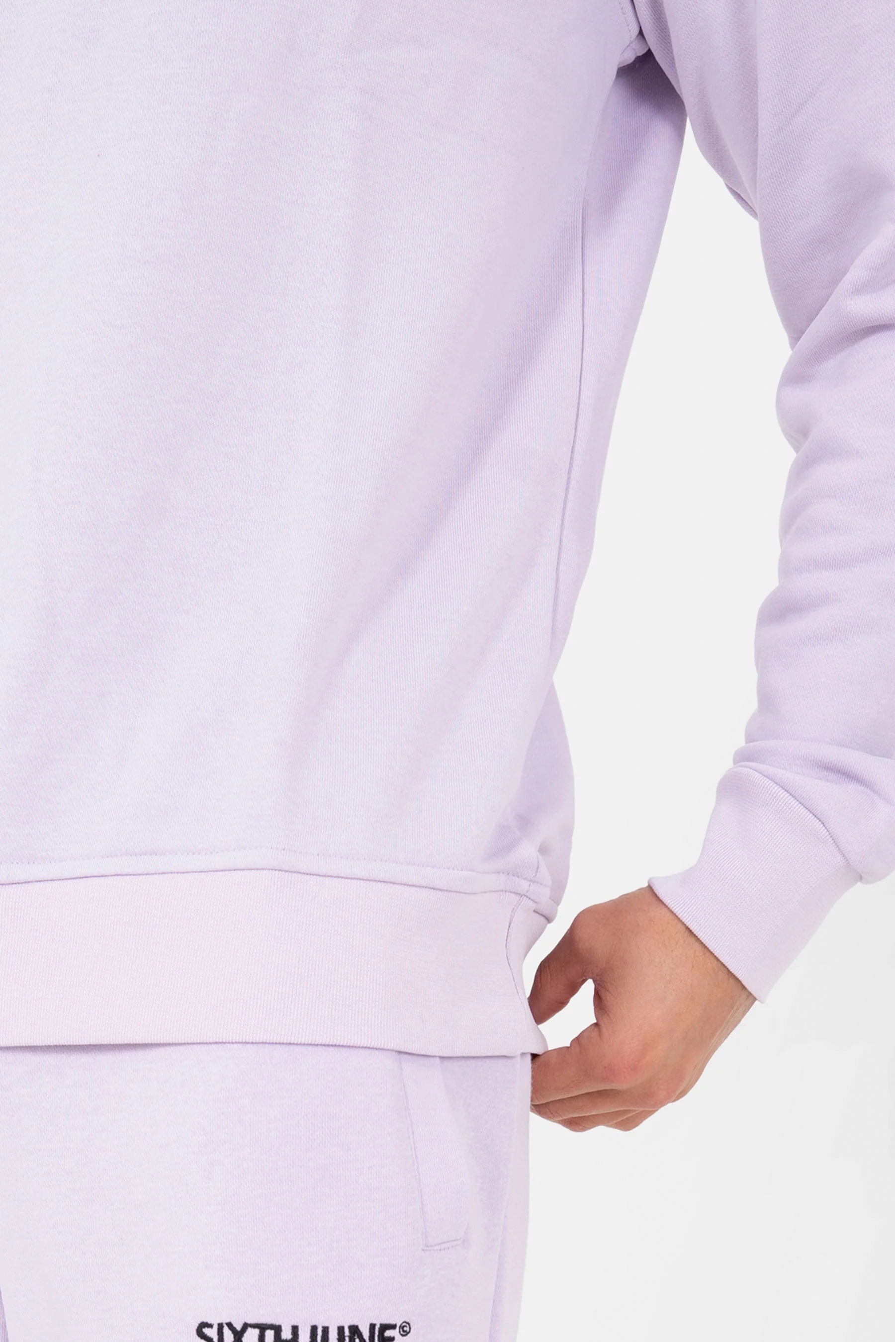 Sweatshirt soft logo brodé Violet - Image 3