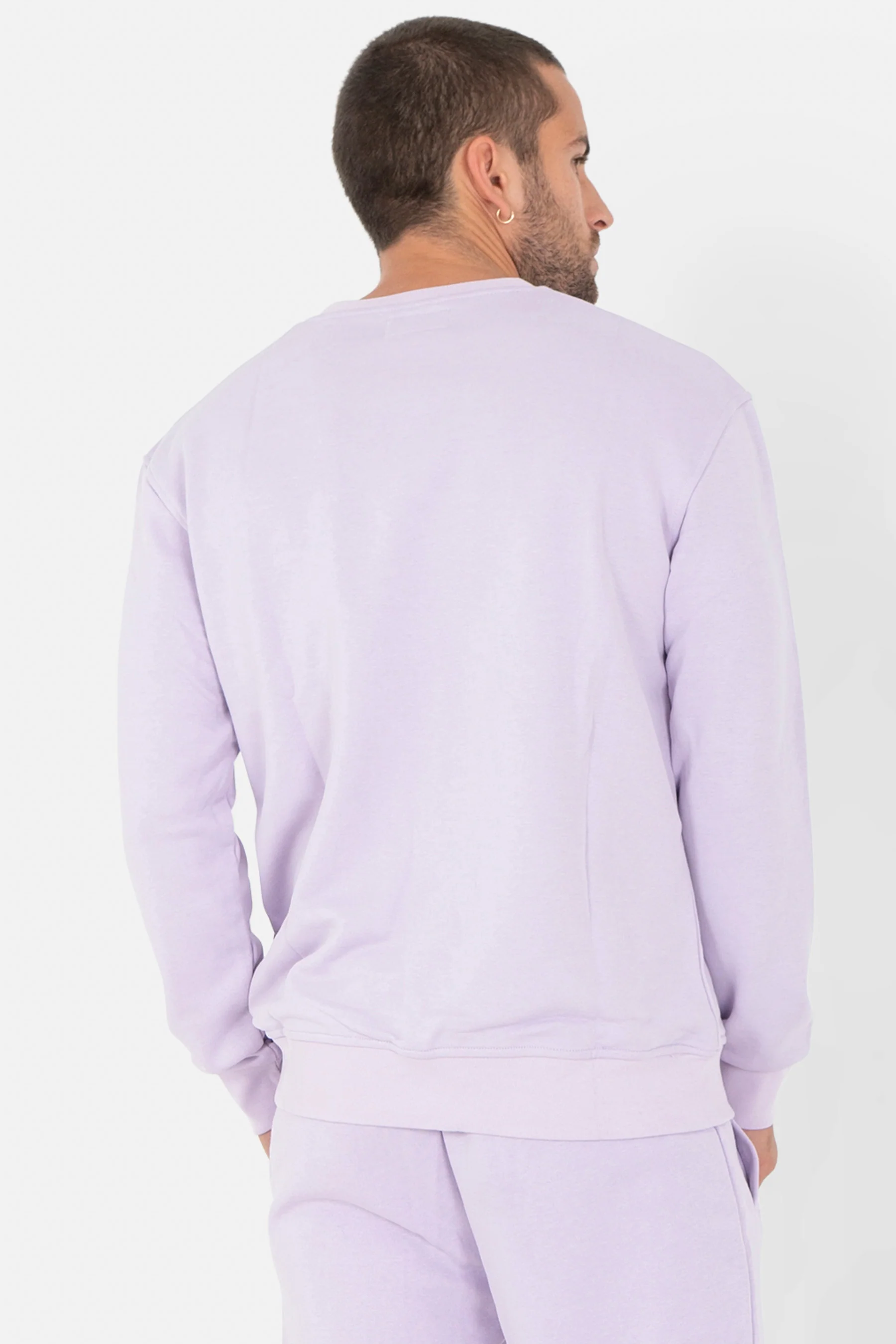 Sweatshirt soft logo brodé Violet - Image 5