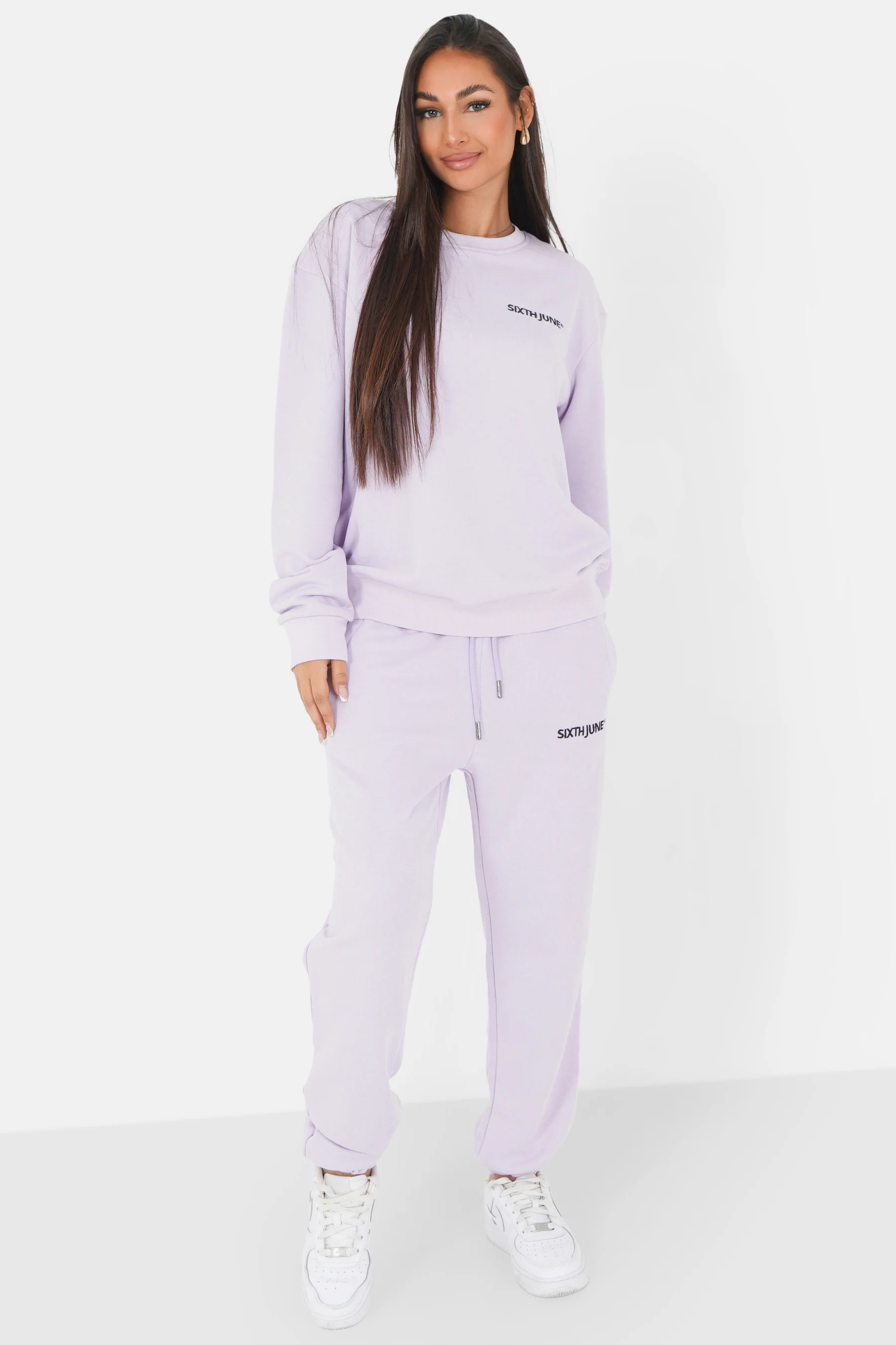 Sweatshirt soft logo brodé Violet - Image 6