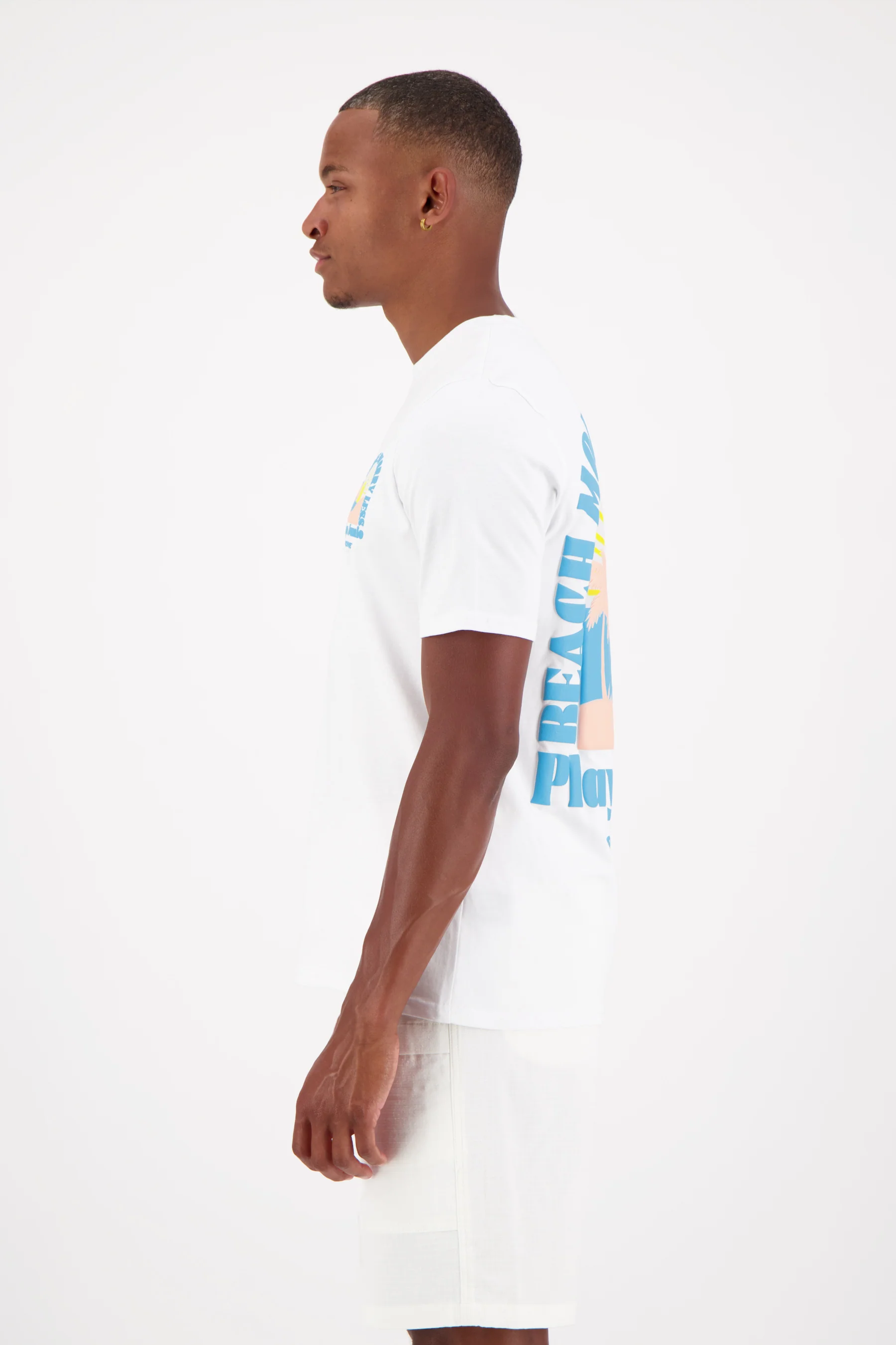 BEACH printed s/s t-shirt - Image 4