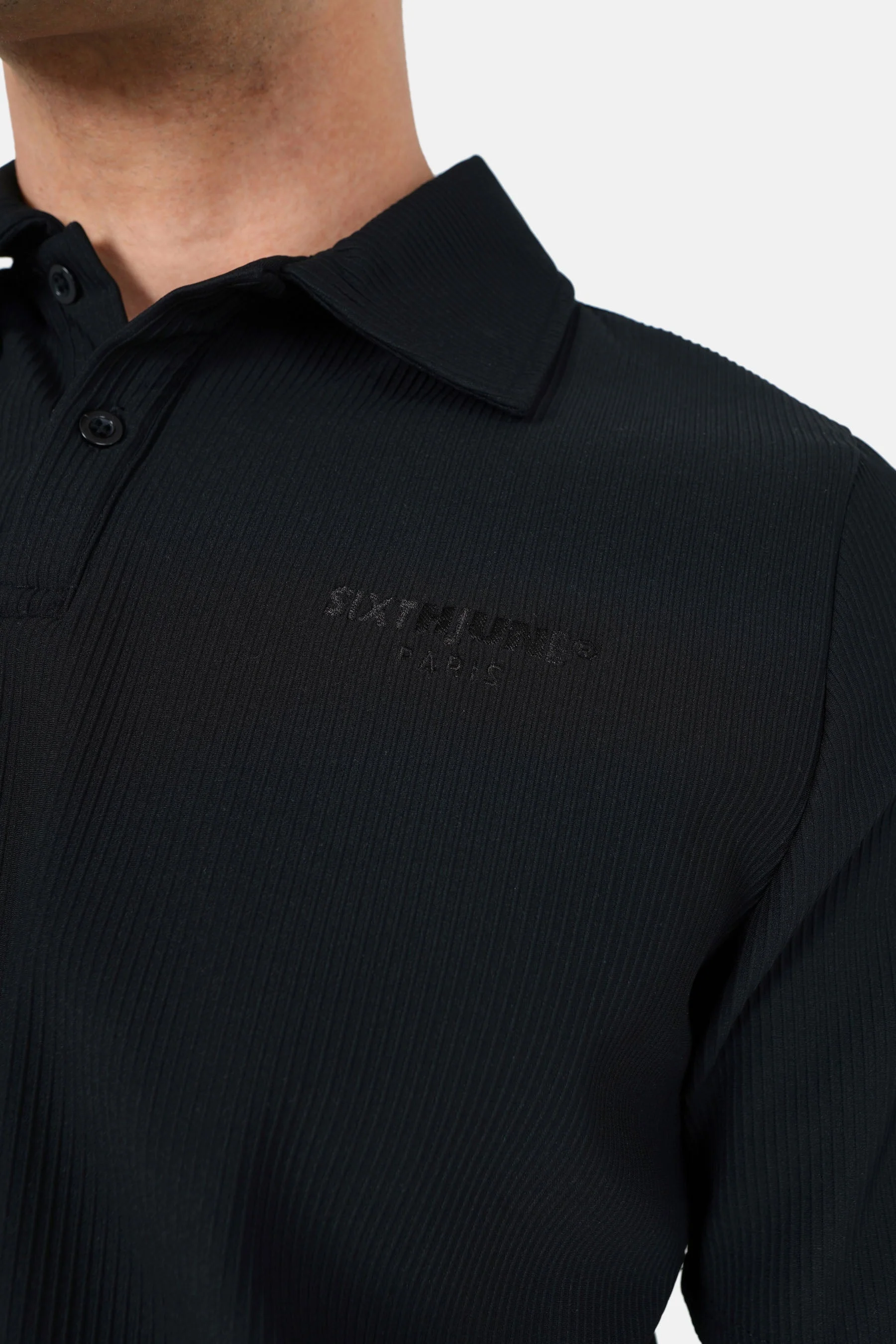 PLEATED s/s polo - Image 3