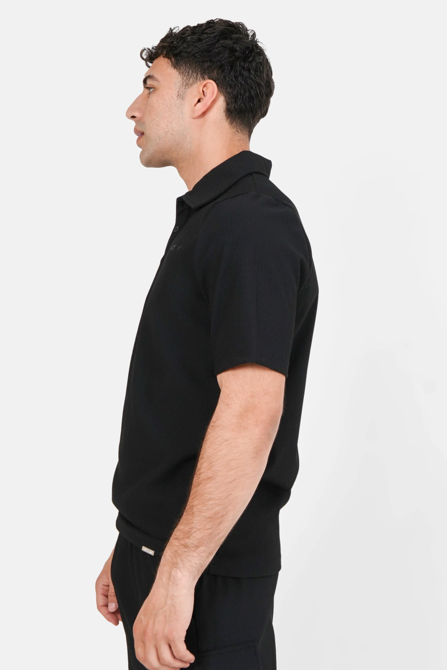PLEATED s/s polo - Image 4