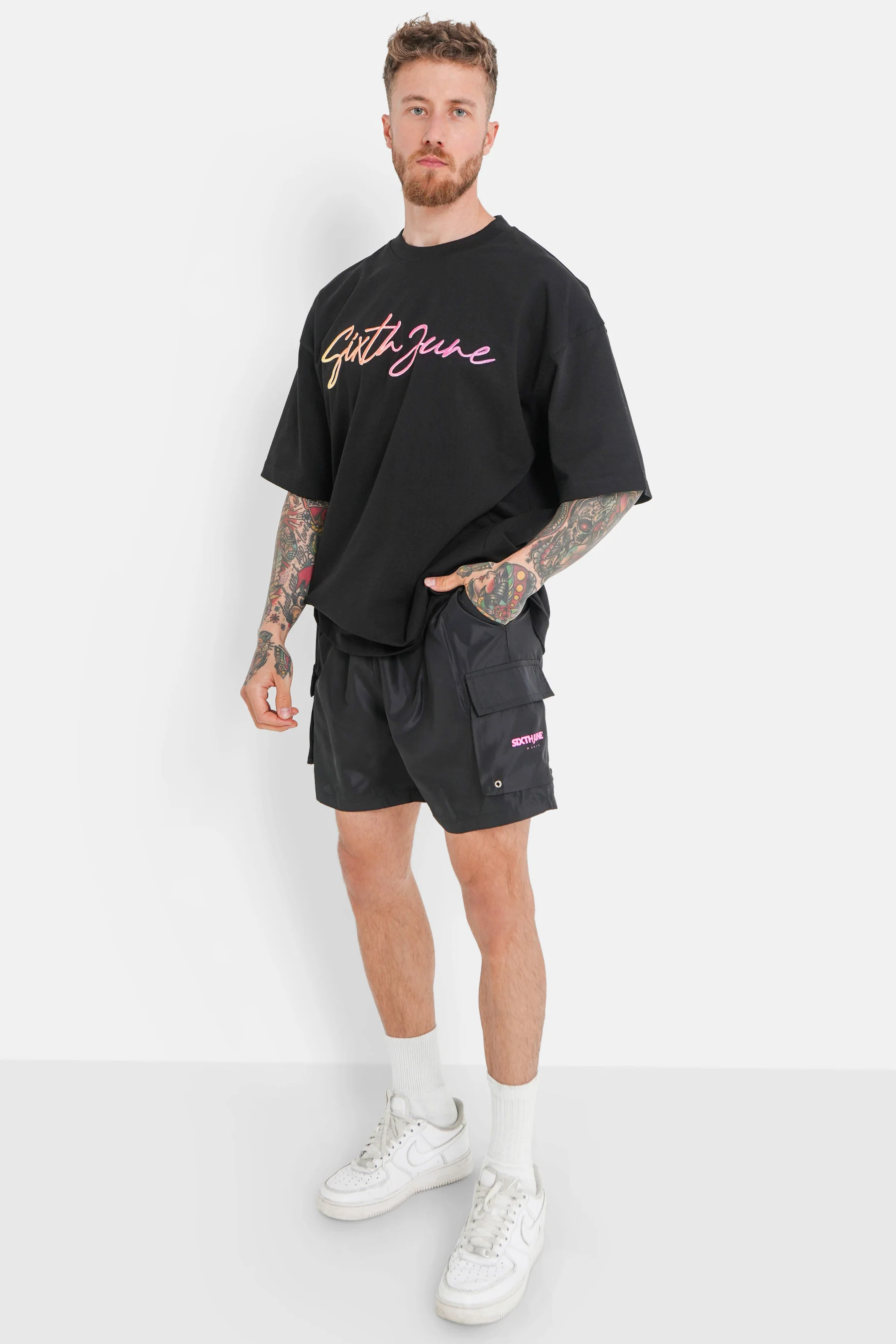 Short de bain poche Noir - Image 2