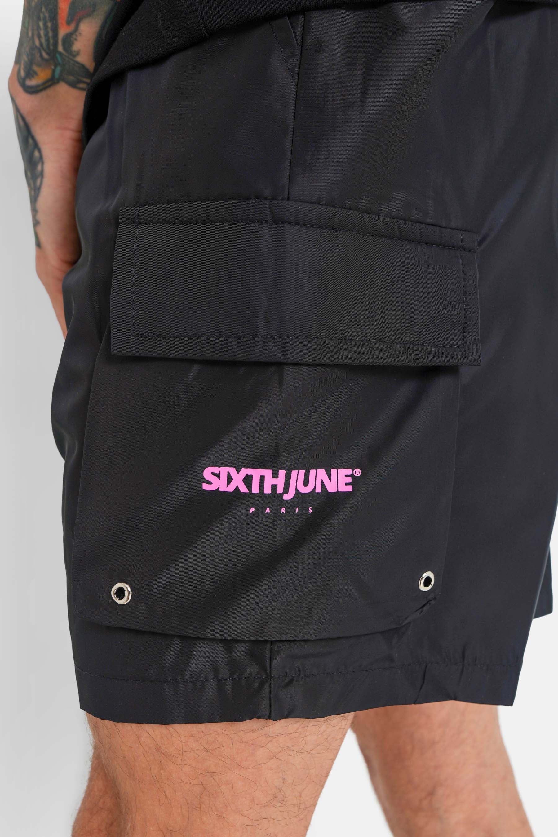 Short de bain poche Noir - Image 3