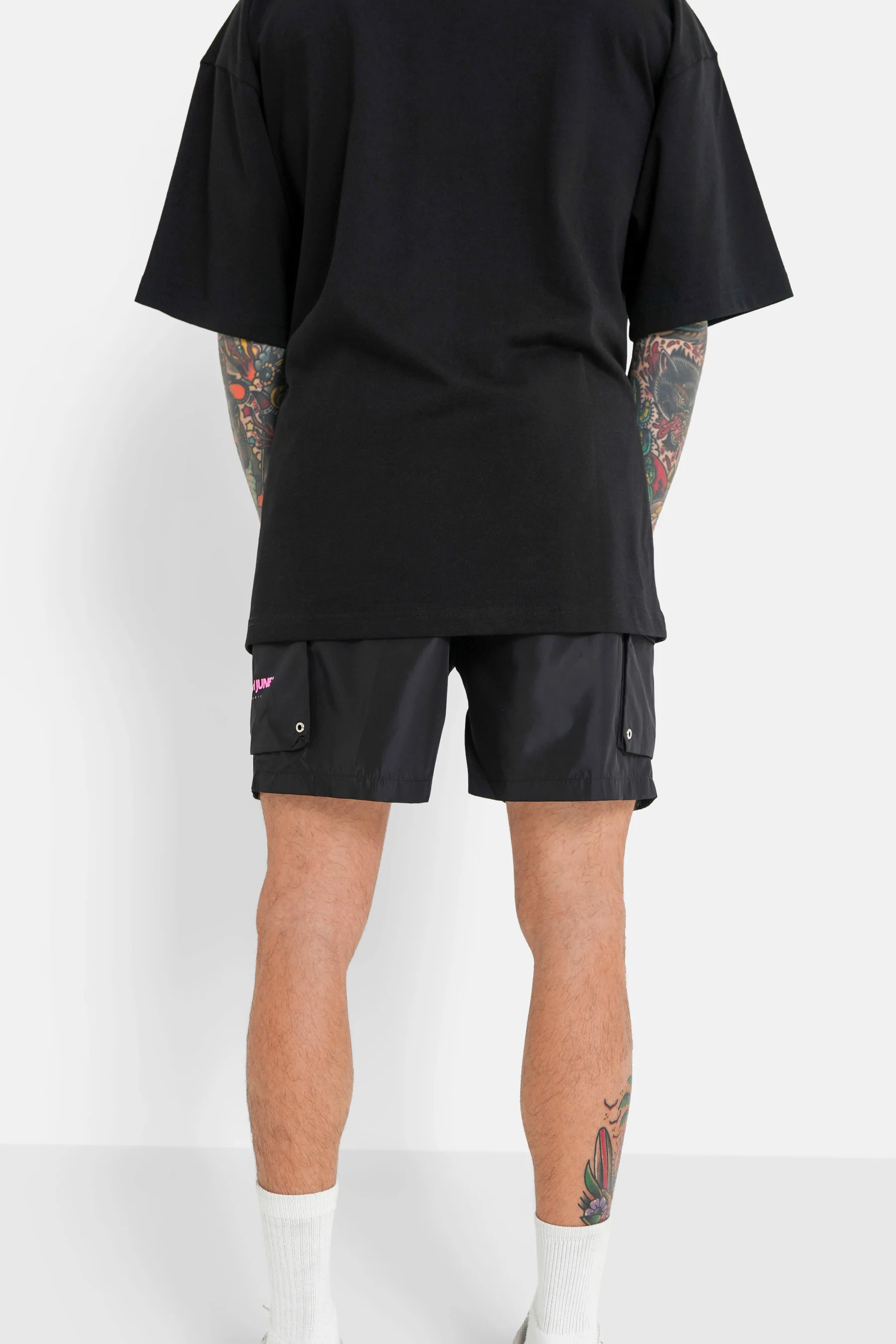 Short de bain poche Noir - Image 5