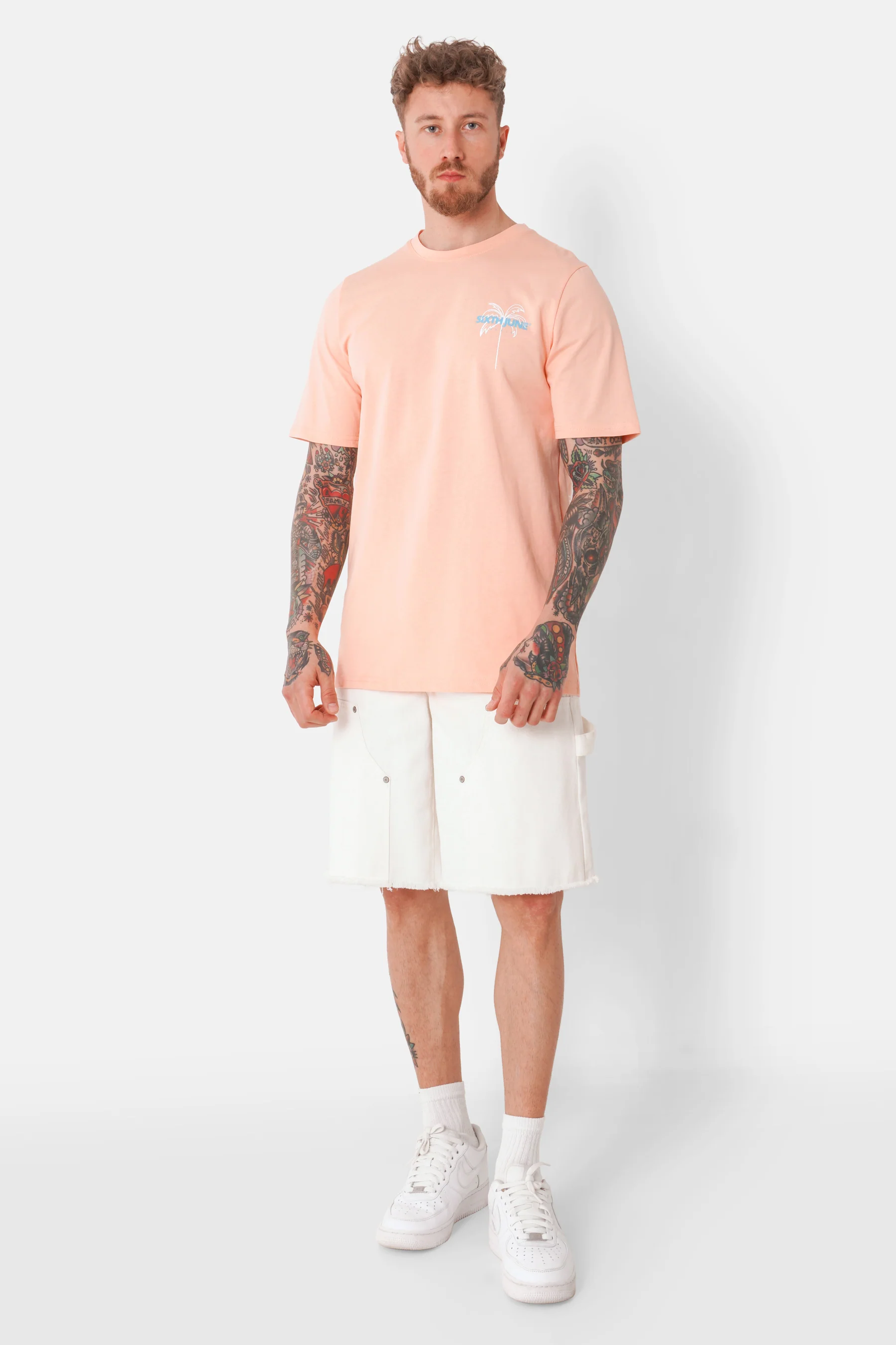 T-shirt print plage Orange - Image 2
