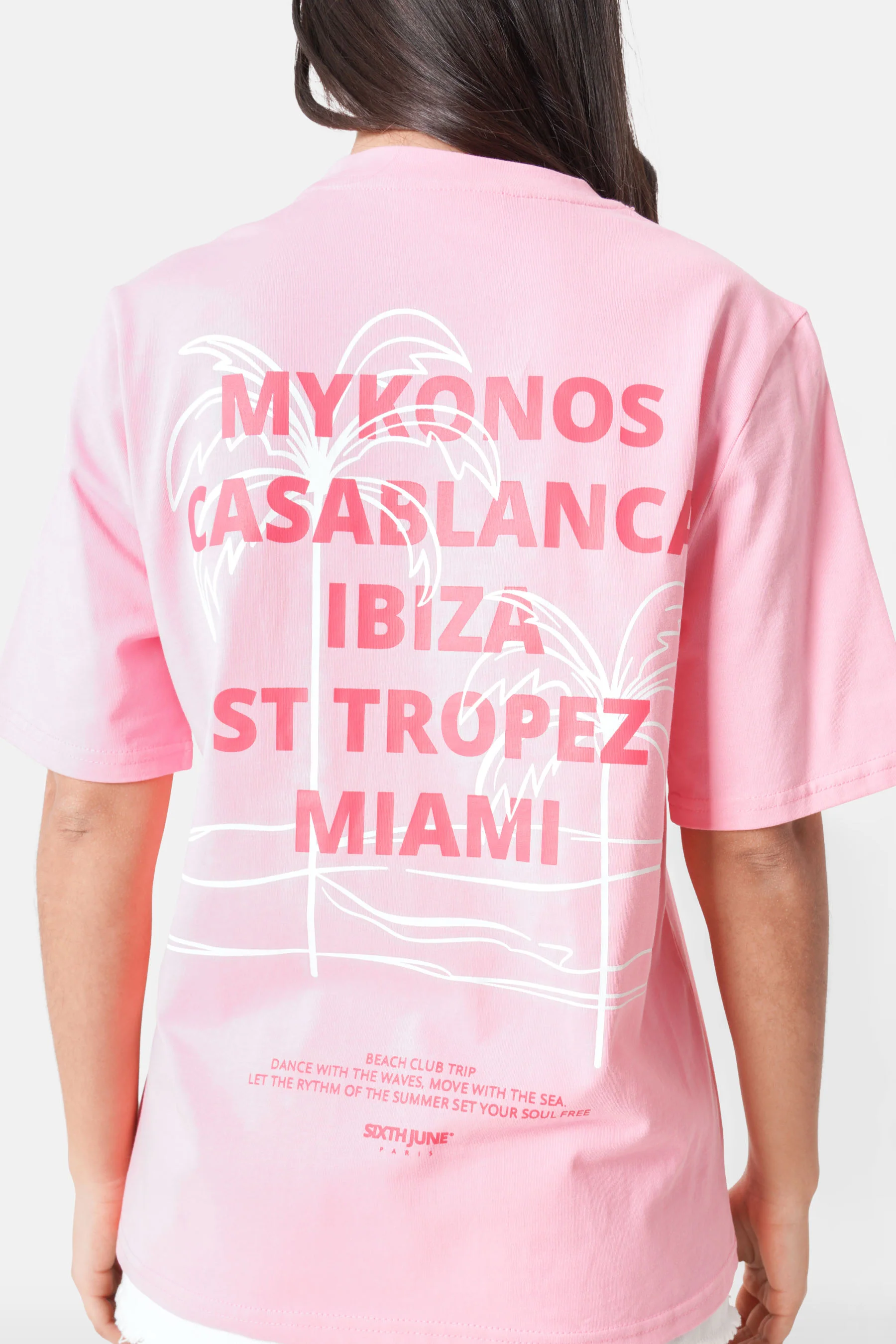 T-shirt imprimé city Rose - Image 4