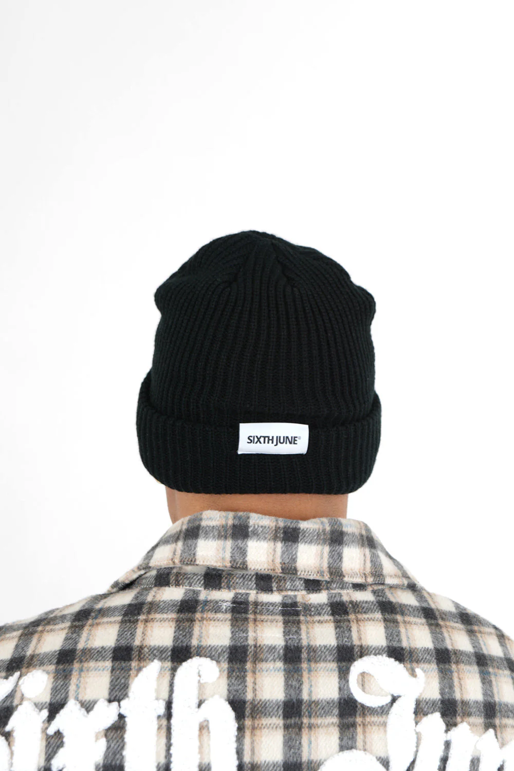 Bonnet brodé Crew Noir - Image 4