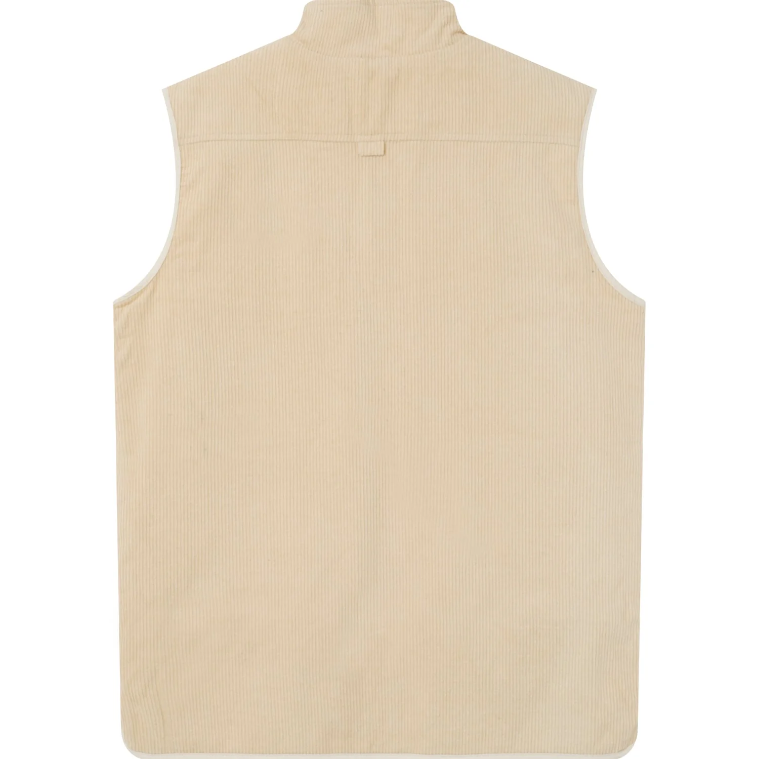 Veste sans manches bi matière Beige clair - Image 7