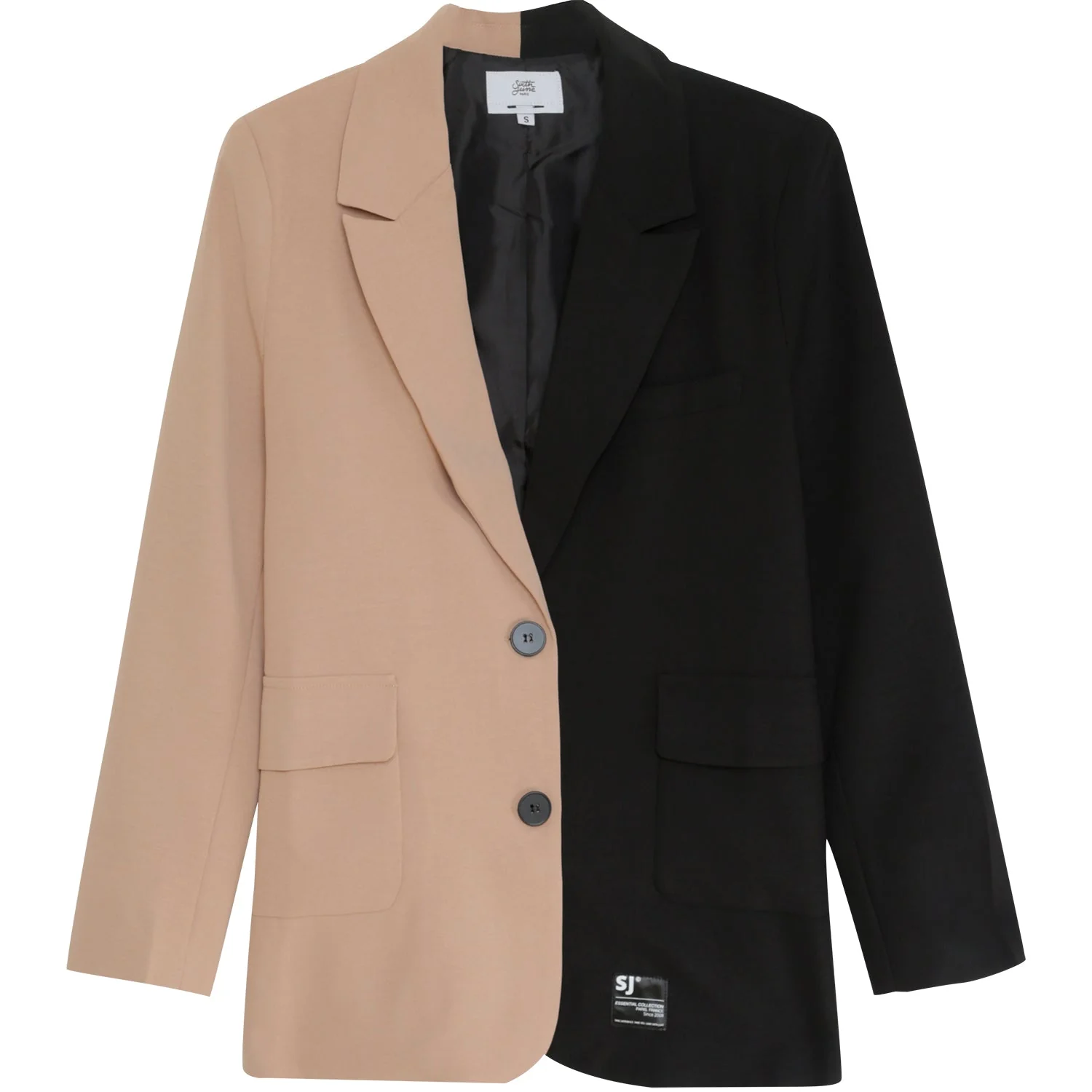 Veste blazer bicolore Multicolore - Image 6