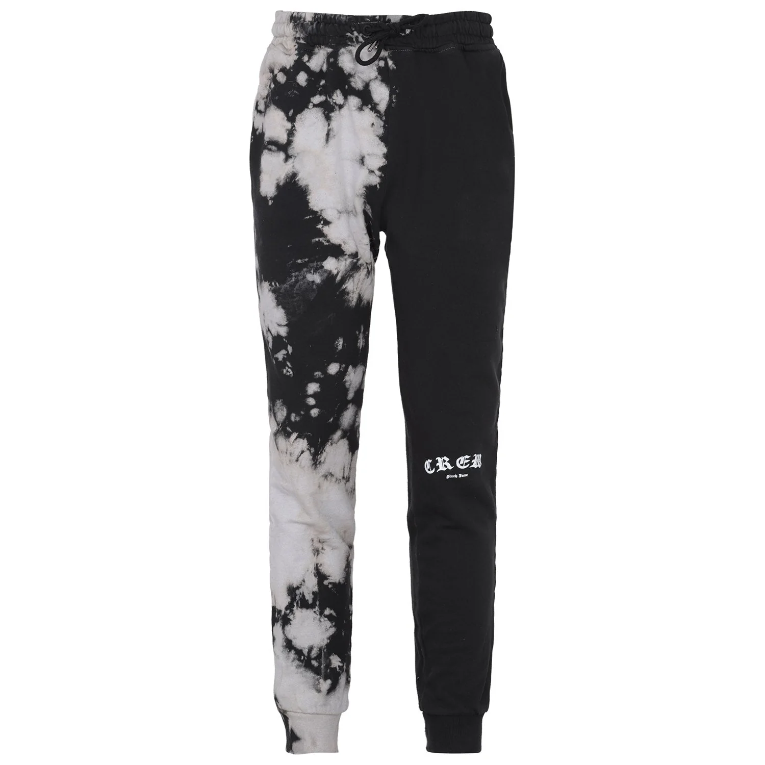 Jogging bicolore tie dye Noir - Image 5