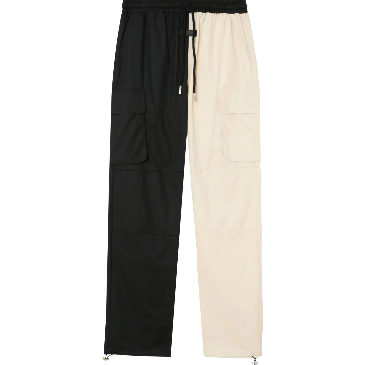 Pantalon cargo bicolore poches Multicolore - Image 5