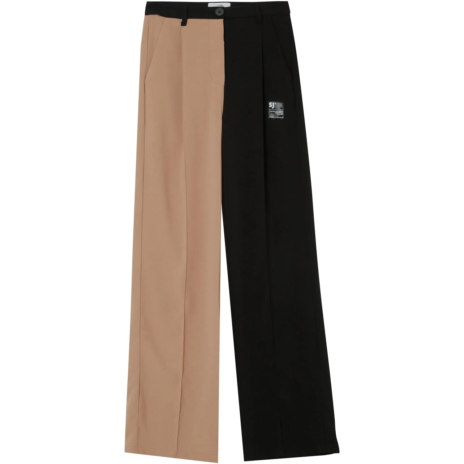 Pantalon large bicolore Multicolore - Image 6
