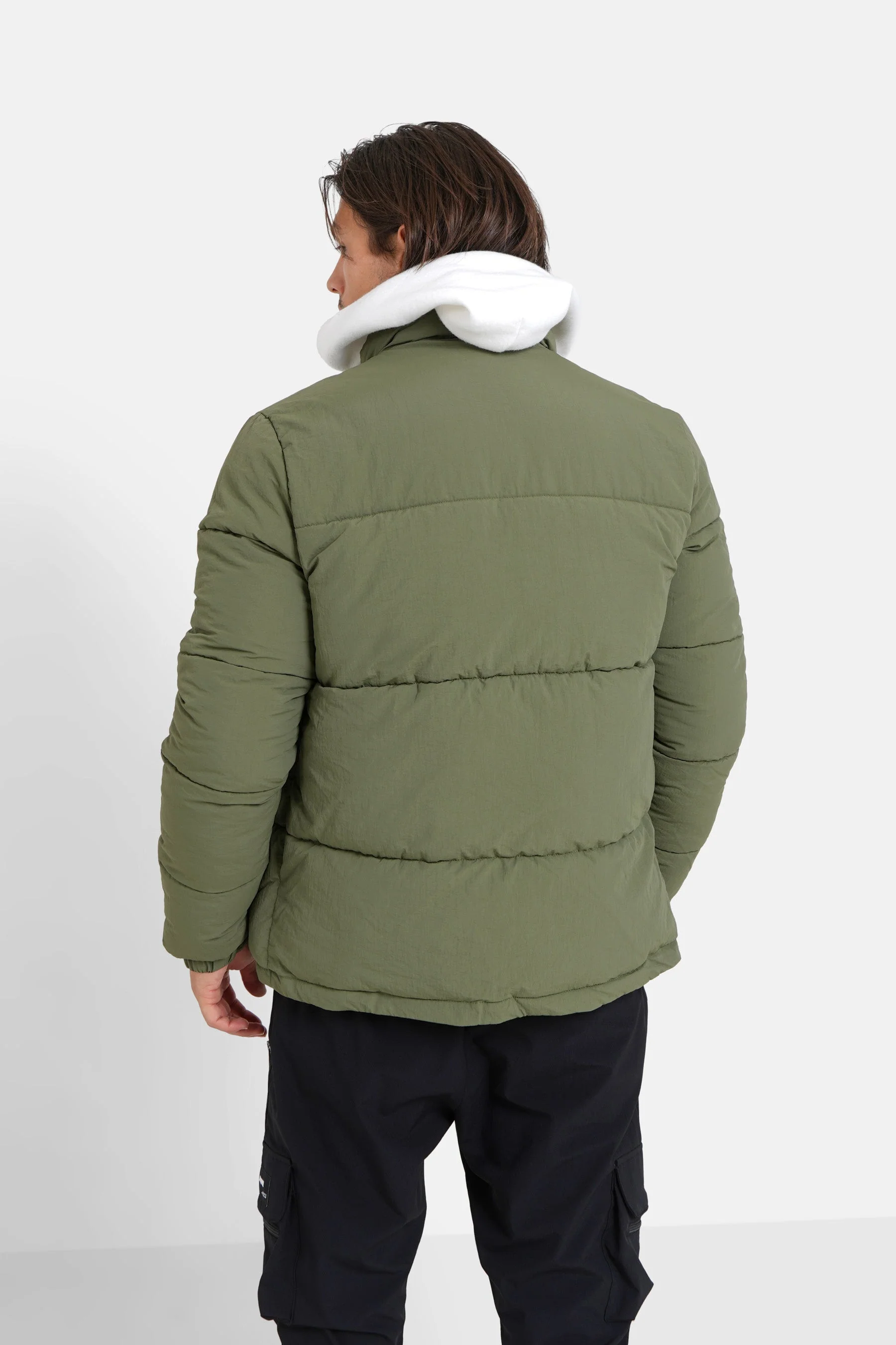 Doudoune zips logo Vert - Image 5