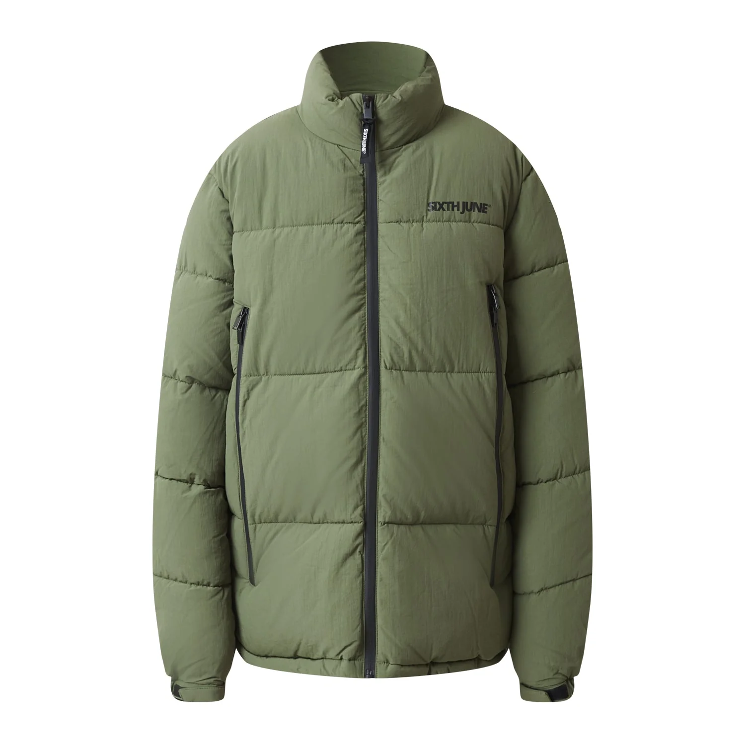Doudoune zips logo Vert - Image 6
