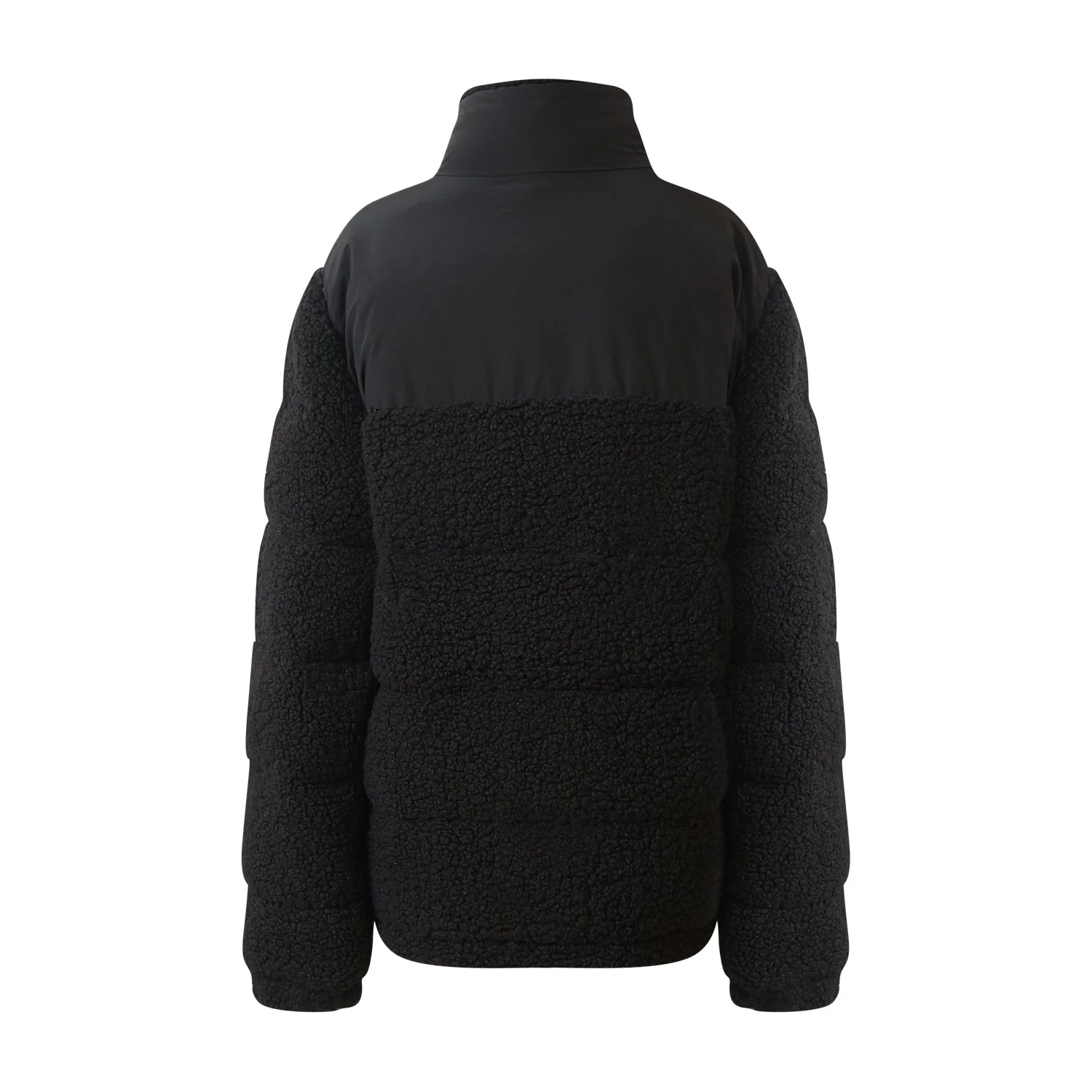 Doudoune bi matière sherpa Noir - Image 7