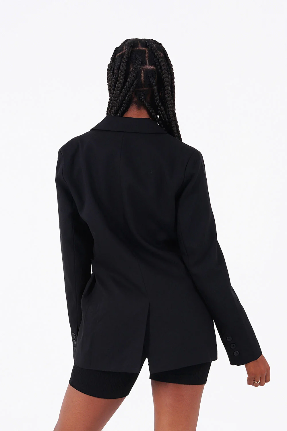 Veste blazer petit sac Noir - Image 5