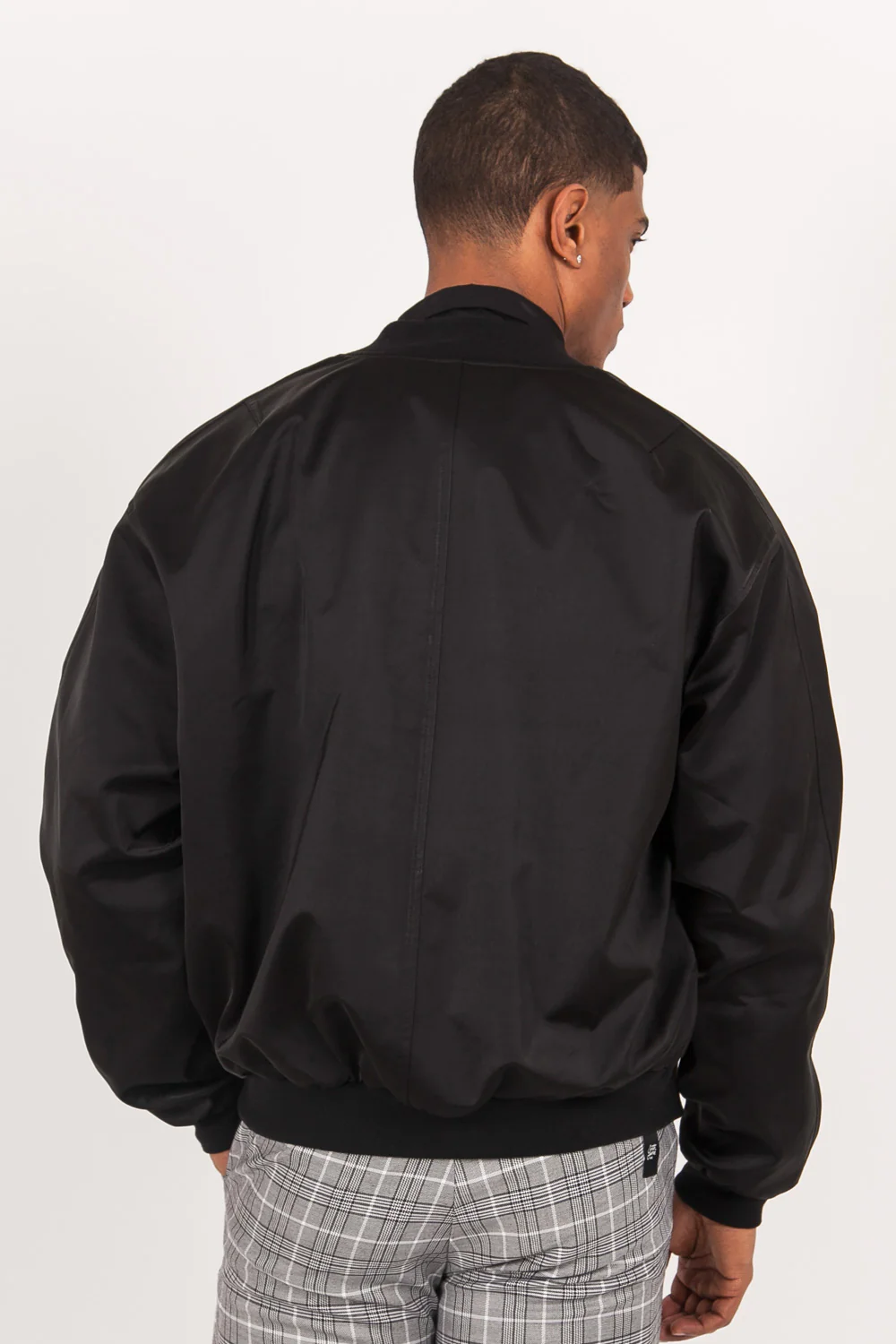 Blouson Teddy patch noir - Image 5