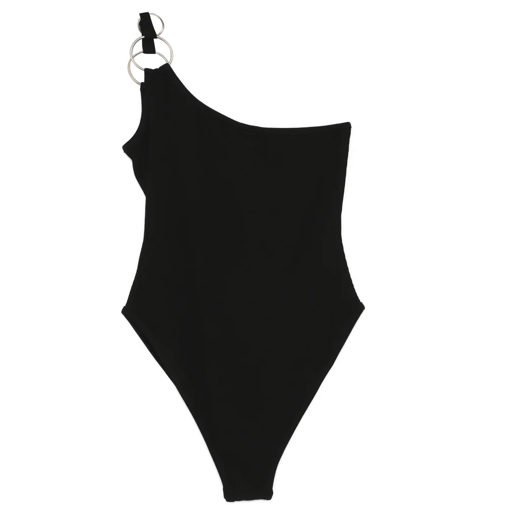 Body asymétrique logo noir - Image 6