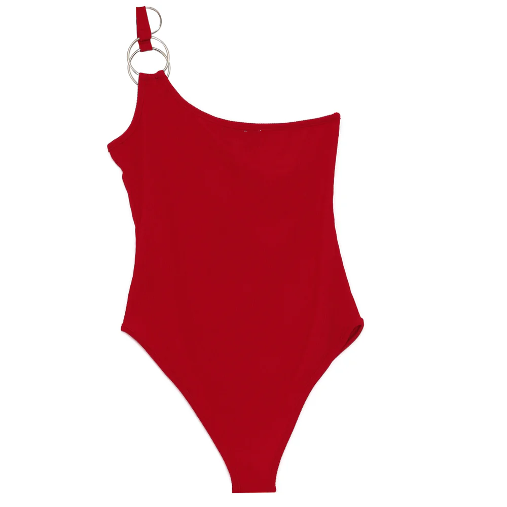Body asymétrique logo rouge - Image 6