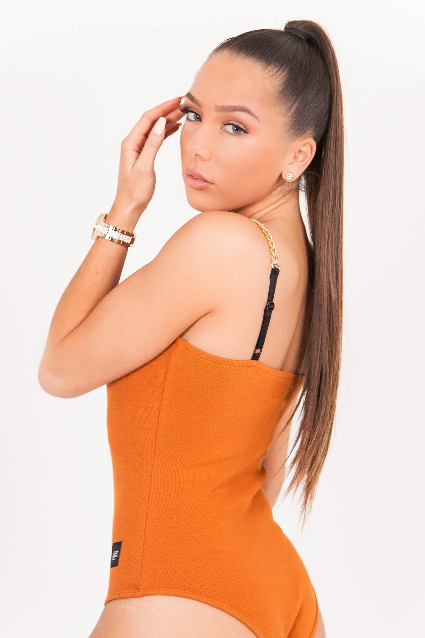 Body chaînes orange foncé - Image 4