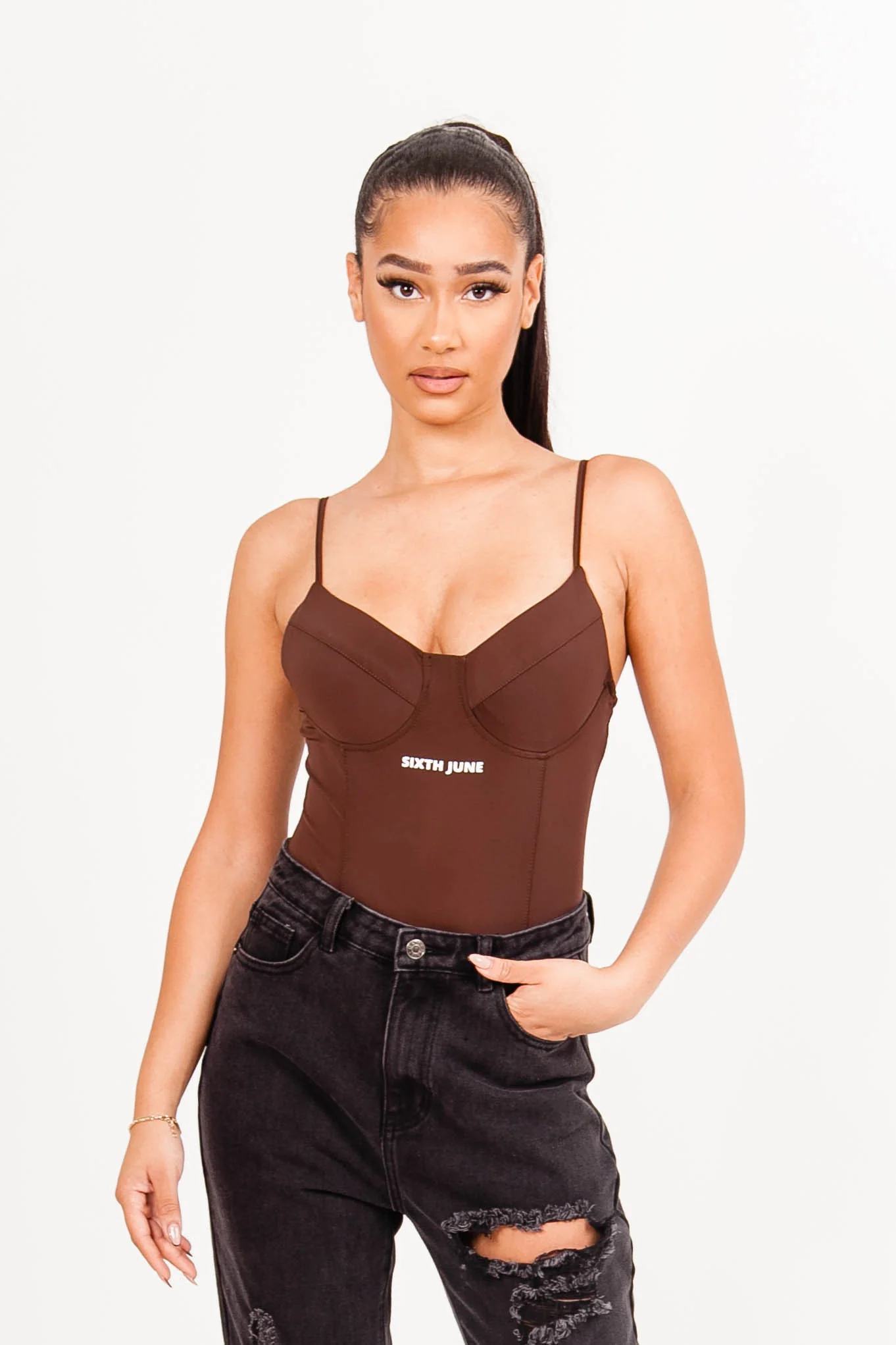 Body corset logo marron - Image 2