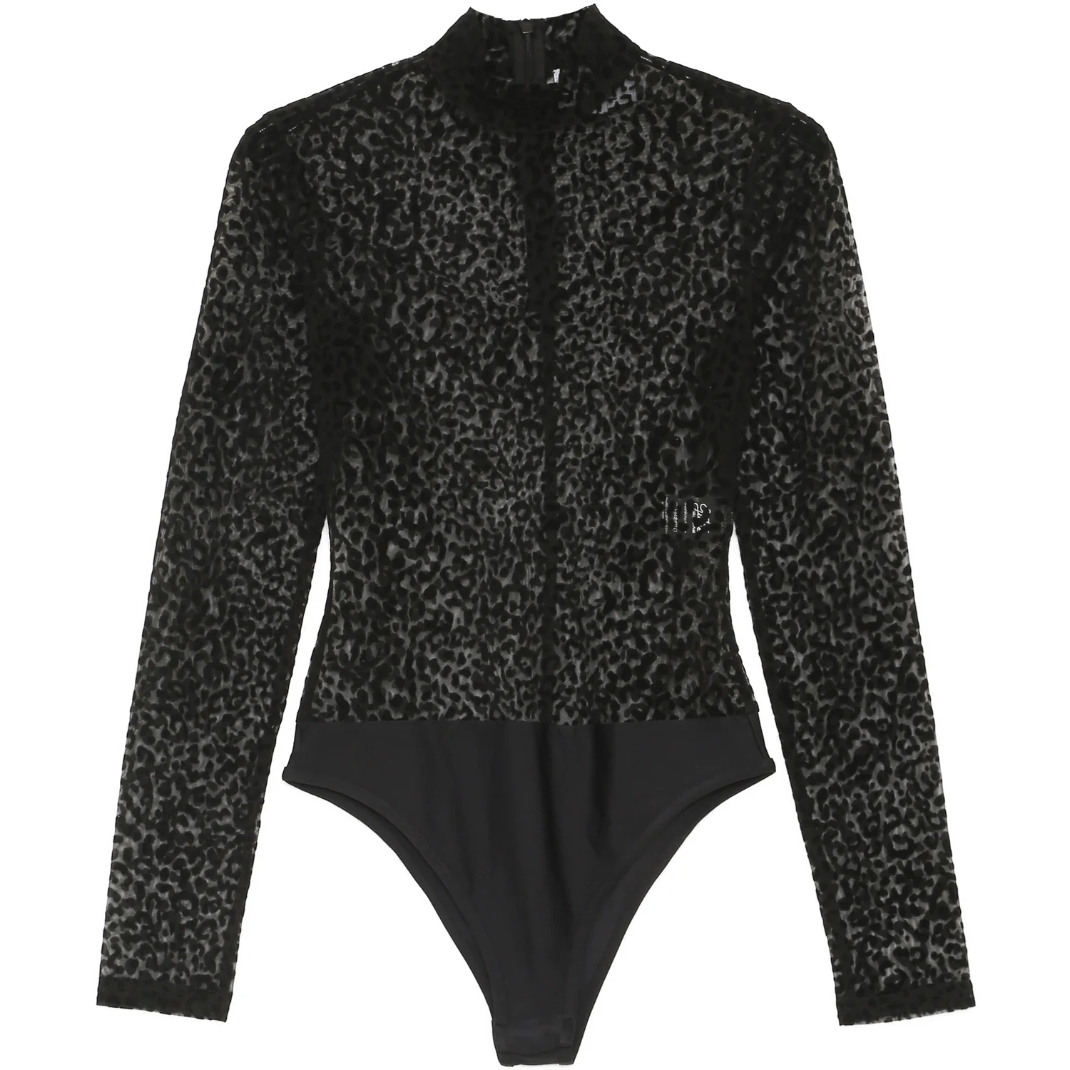 Body léopard imprimé noir - Image 7
