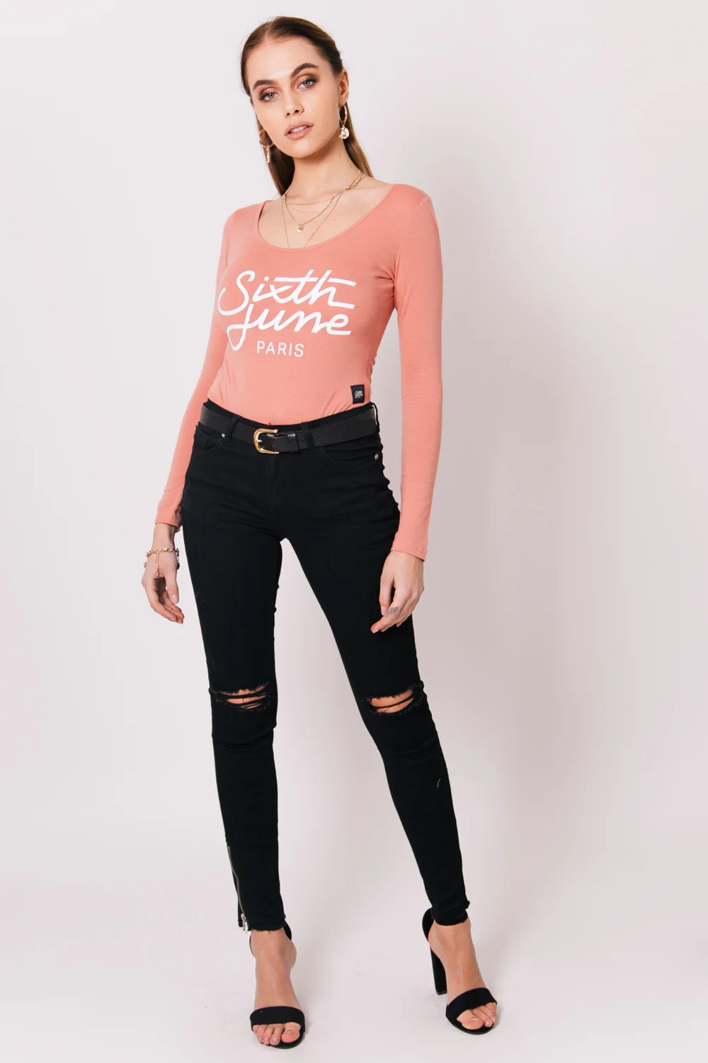 Body manches longues logo rose - Image 5