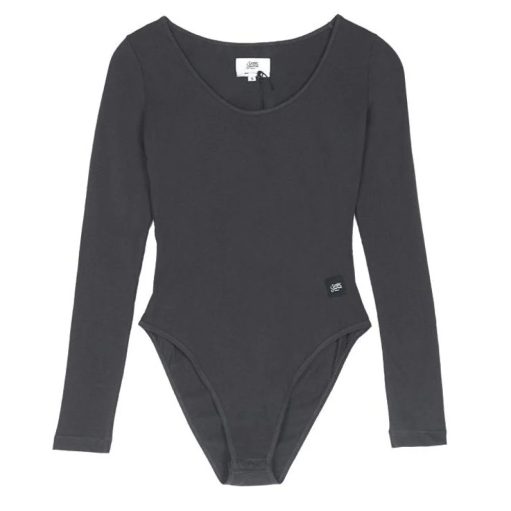 Body manches longues gris foncé