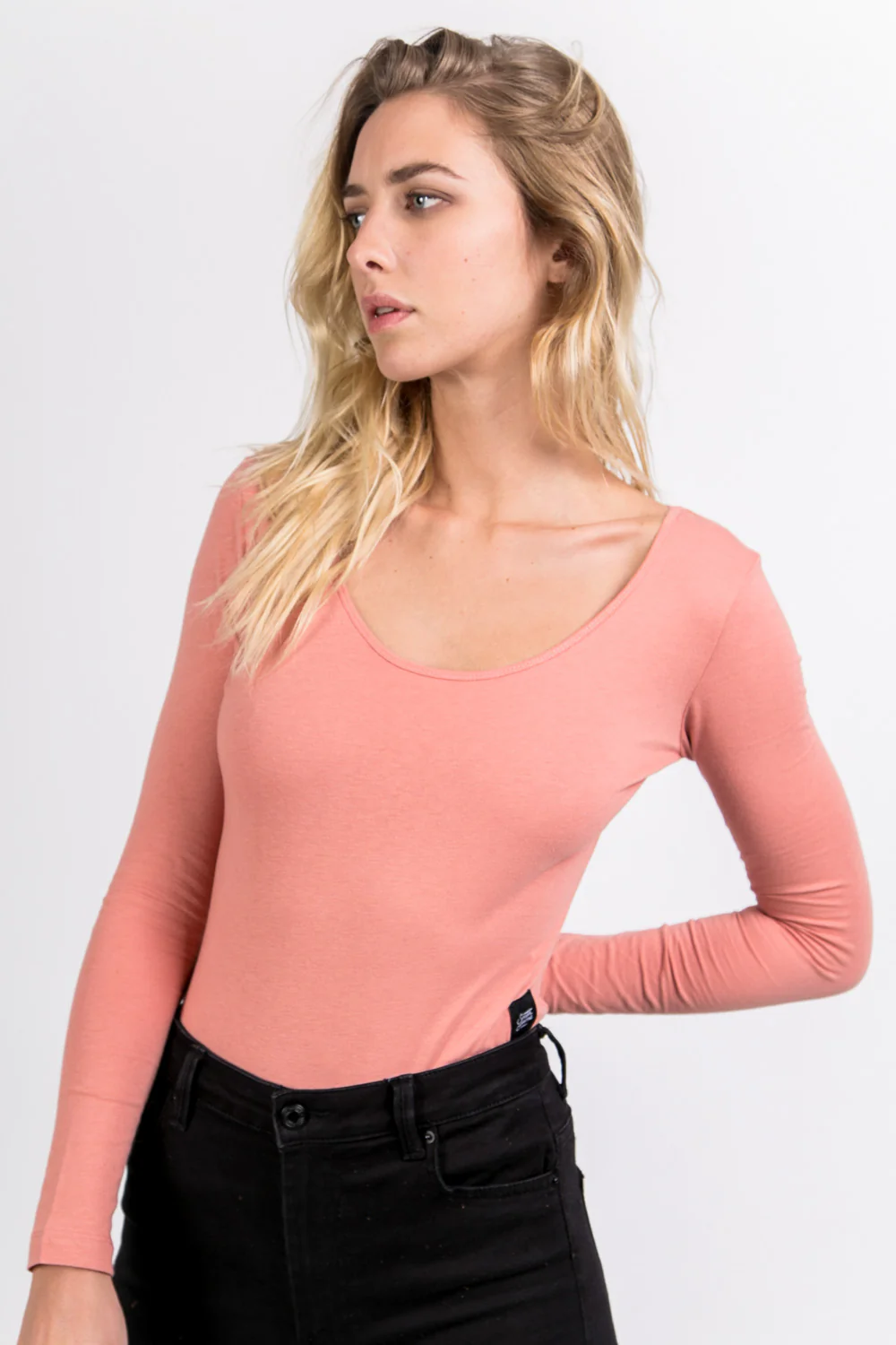 Body manches longues rose - Image 2