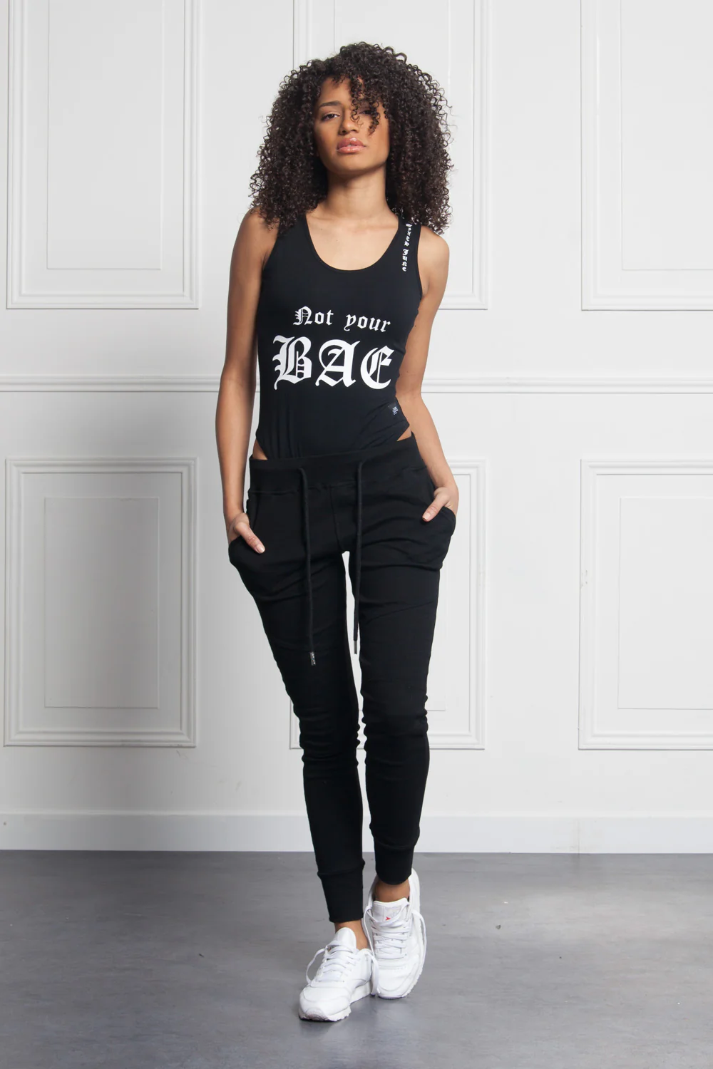 Bodysuit Not your BAE black W2650VBO - Image 2
