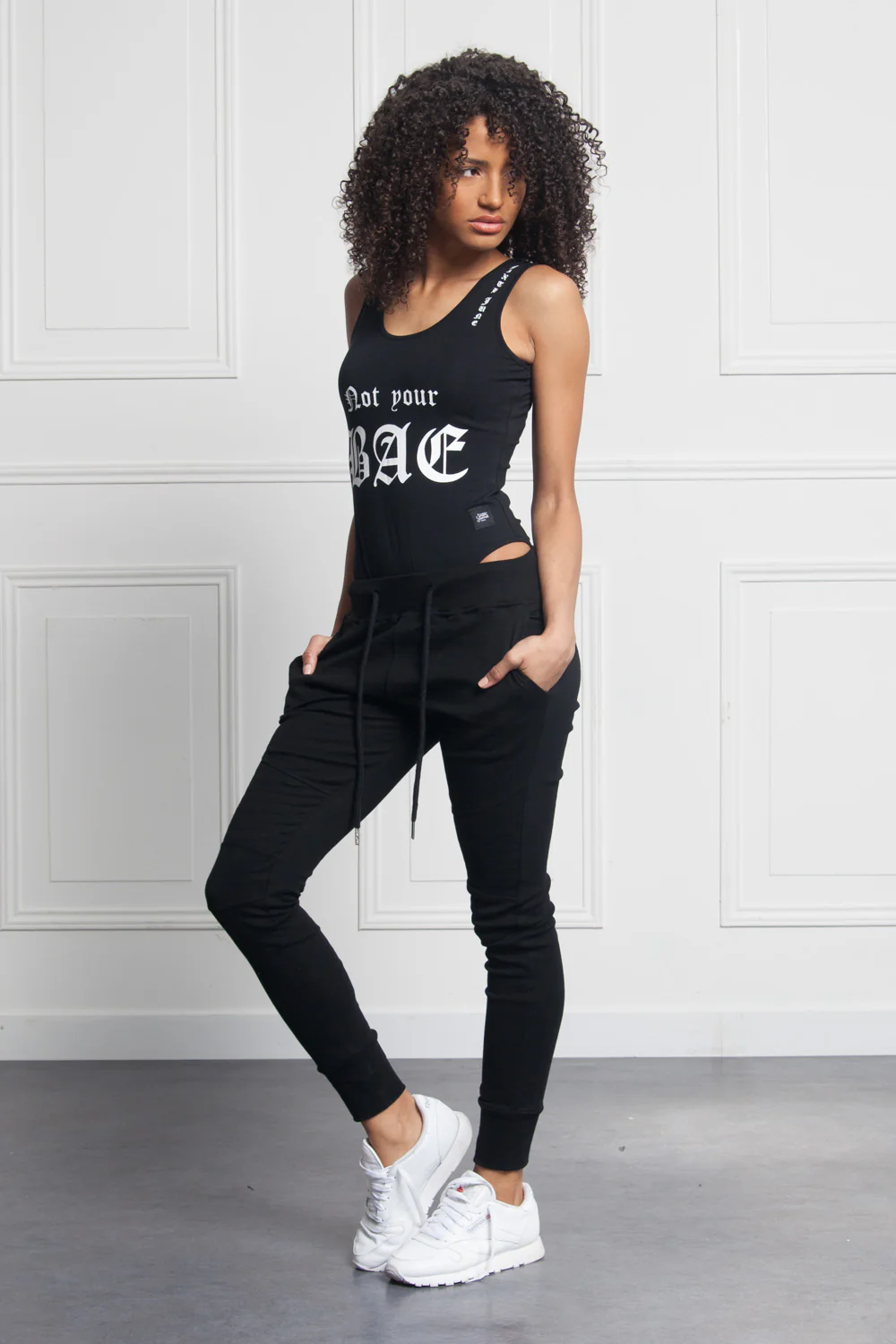Bodysuit Not your BAE black W2650VBO - Image 4