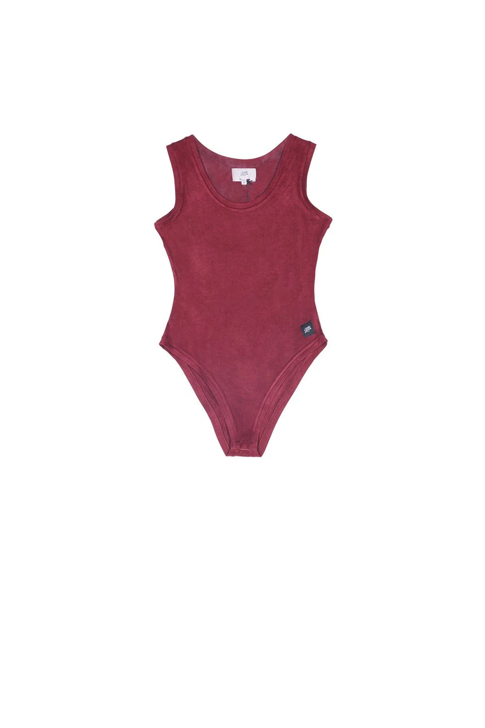 Body suédine bordeaux - Image 5
