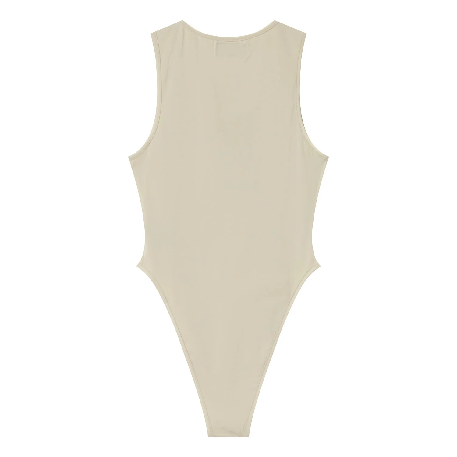 Body brodé large bretelles Beige - Image 7