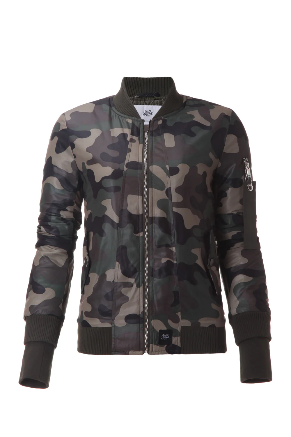Bomber camouflage Femme kaki W2028CJA - Image 5